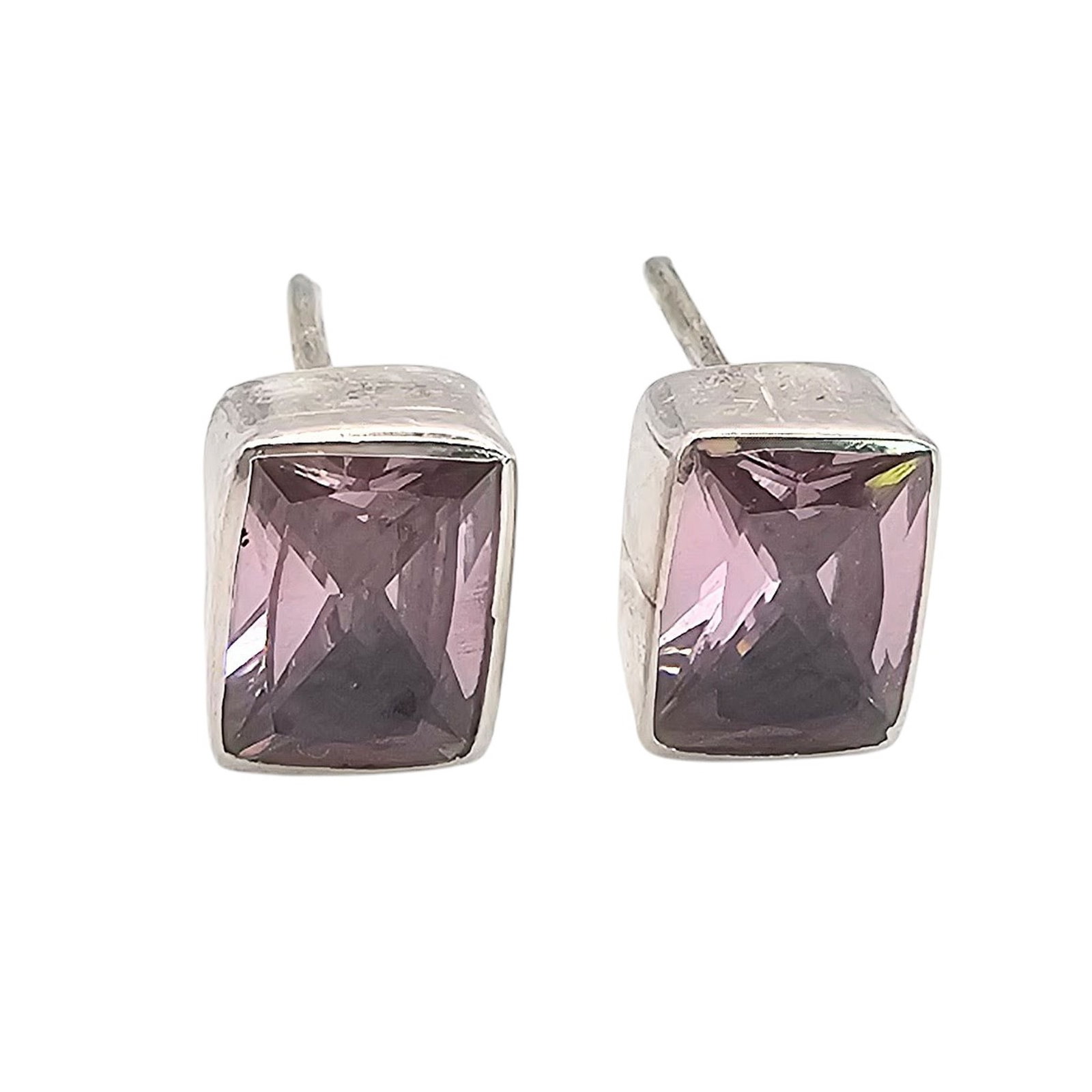 Gemstone Sterling Silver Earrings 2.2 G: Gemstone Sterling Silver Earrings 2.2 G no backs
