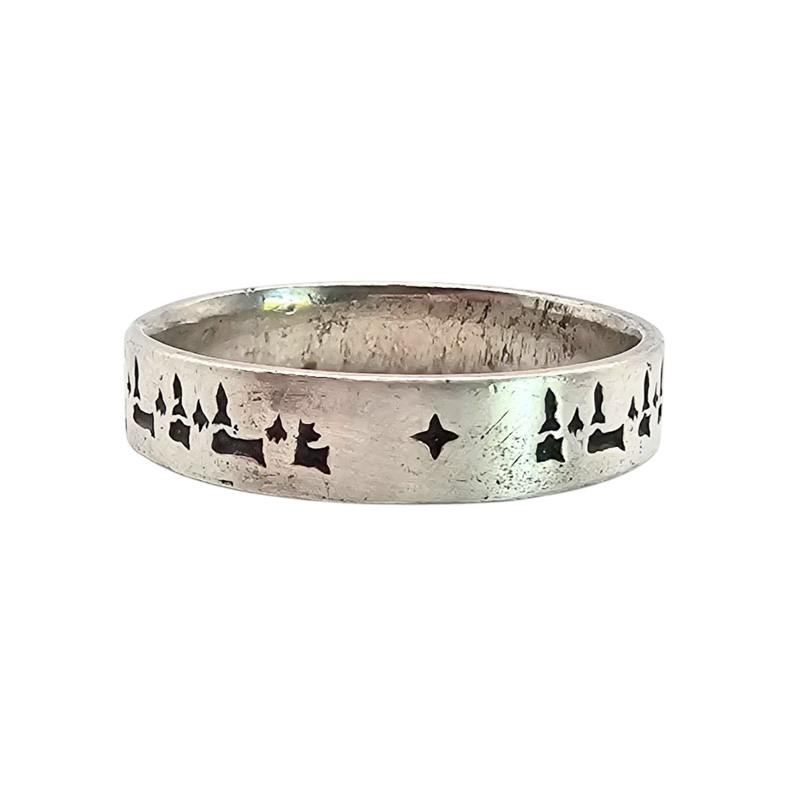 Sterling Silver Ring Size 11.25 4.3 G (1 of 4)