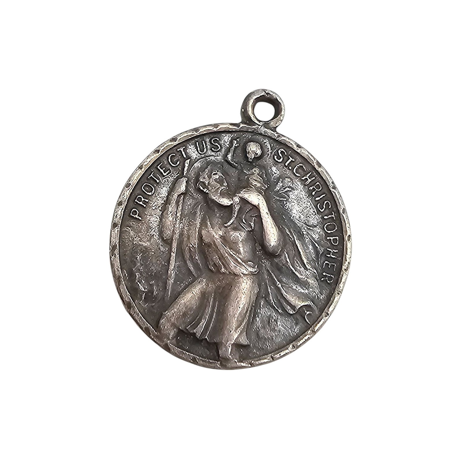 Sterling Silver Catholic Religious Pendant 4.2 G: Sterling Silver Catholic Religious Pendant 4.2 G