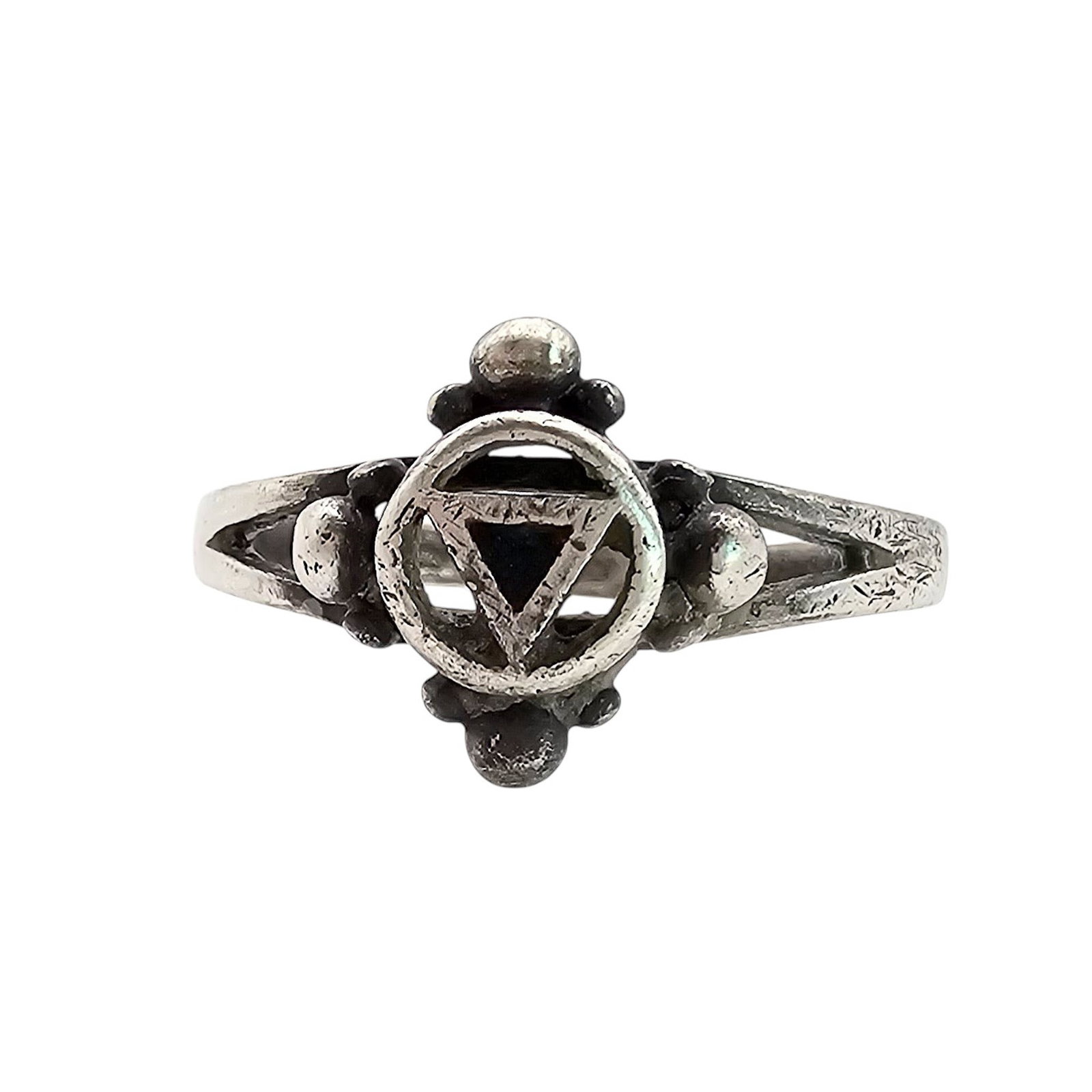Sterling Silver Ring Size 7.5 2.8 G (1 of 4)