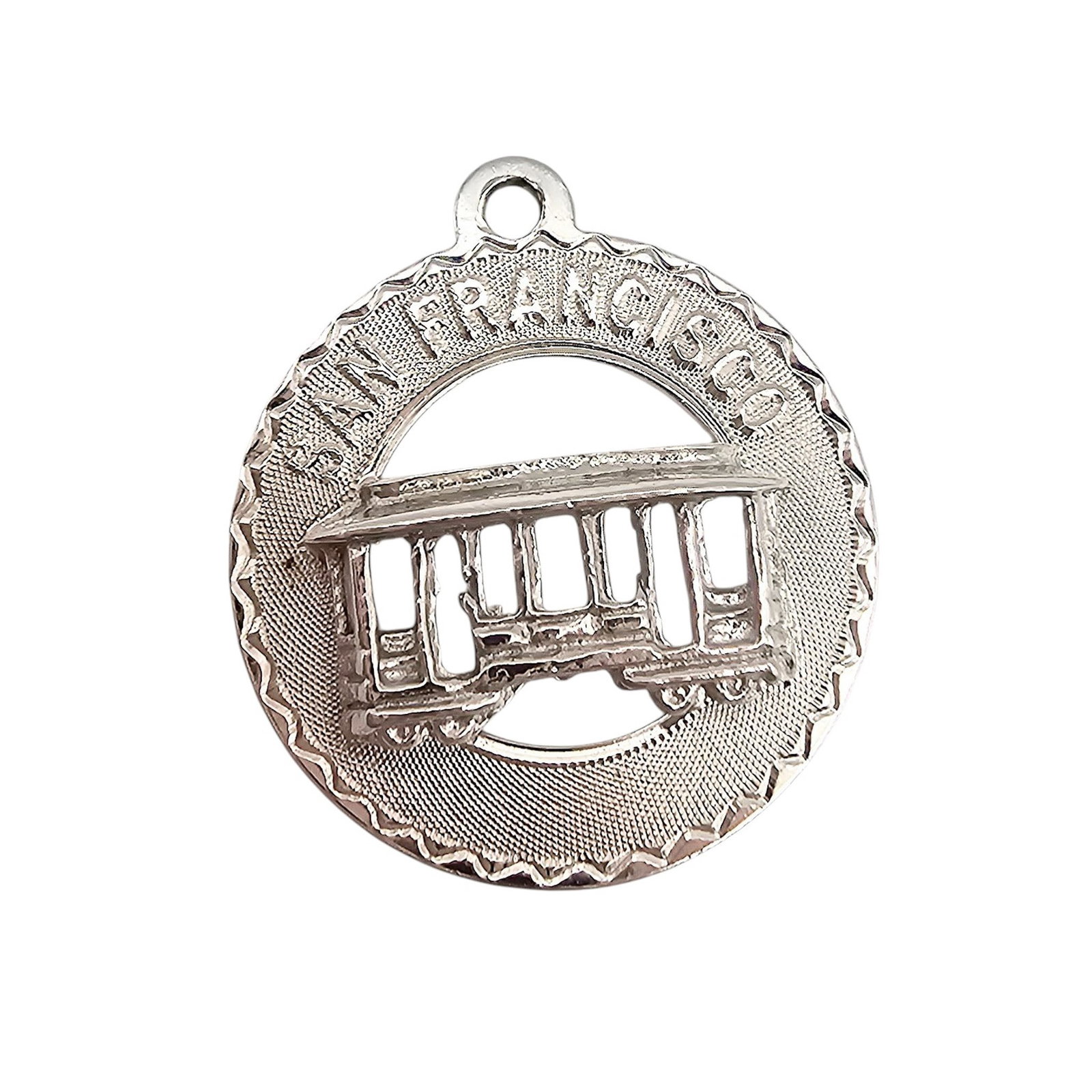 CREA Sterling Silver San Francisco Charm 2 G: CREA Sterling Silver San Francisco Charm 2 G
