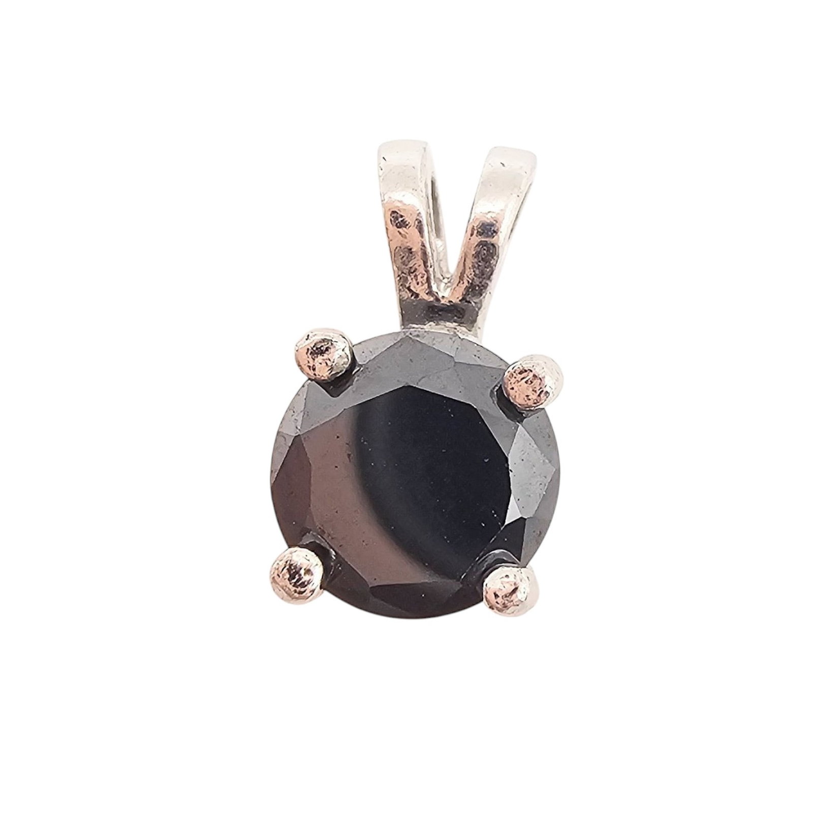 FAS Onyx Sterling Silver Pendant 1.1 G: FAS Onyx Sterling Silver Pendant 1.1 G