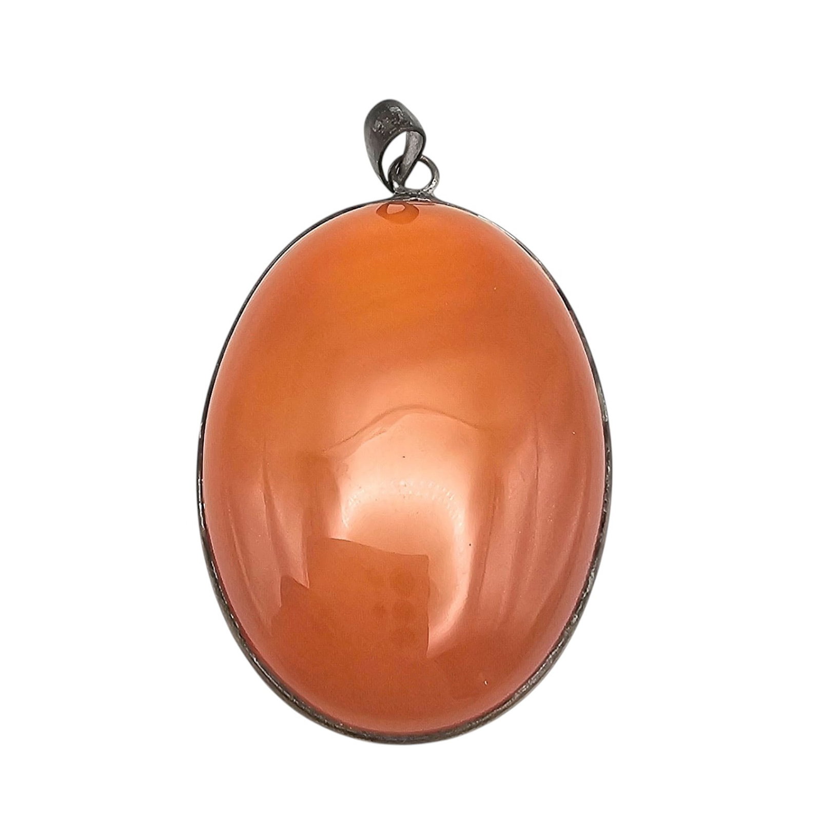 Carnelian Sterling Silver Pendant 17.6 G (1 of 4)