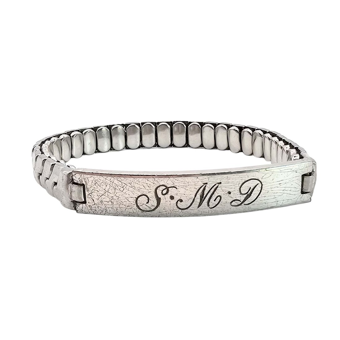 Drema Sterling Silver ID Bracelet 12.4 G: Drema Sterling Silver ID Bracelet 12.4 G