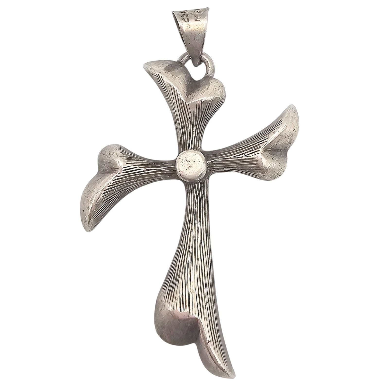 AMC Mexico Sterling Silver Cross Pendant 12 G: AMC Mexico Sterling Silver Cross Pendant 12 G