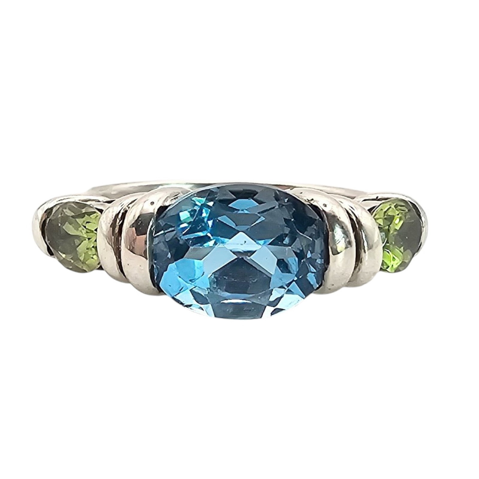 C^A Topaz Amethyst Sterling Silver Ring Size 5.75 4.6 G: C^A Topaz Amethyst Sterling Silver Ring Size 5.75 4.6 G