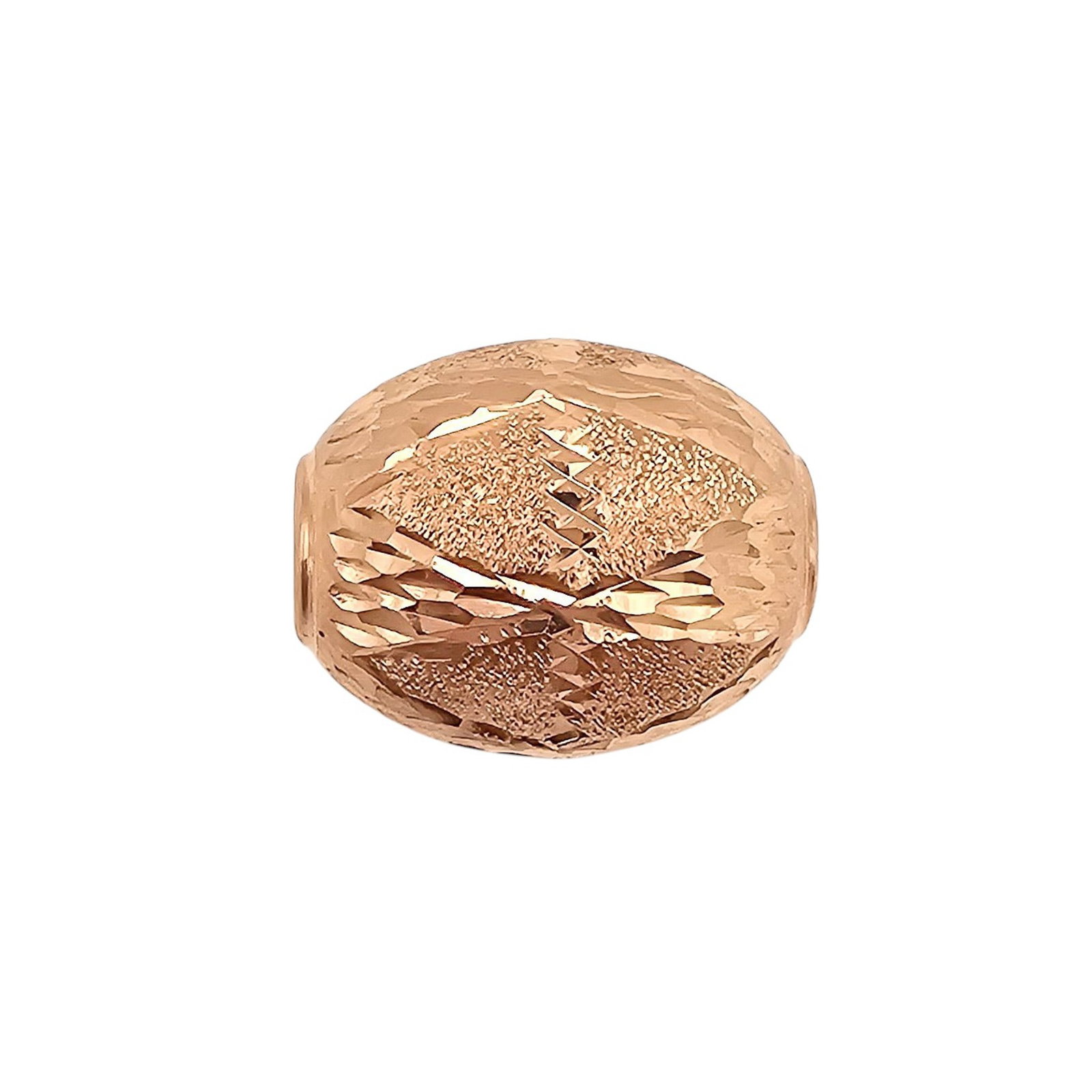 SLC 14K Gold Textured Bead Pendant 1.4 G: SLC 14K Gold Textured Bead Pendant 1.4 G