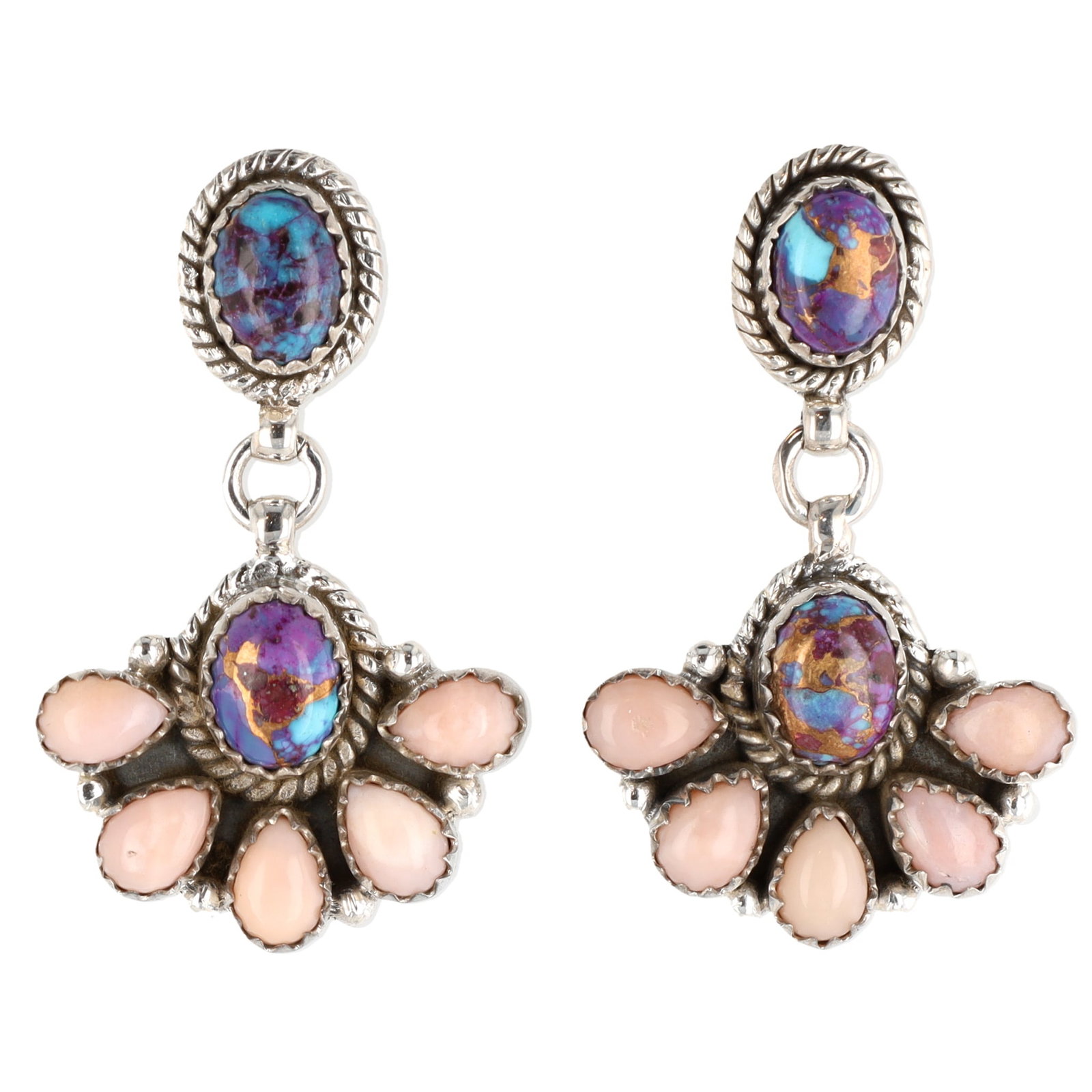 HaDa Collection Sterling Multi-Stone Stud Earrings (1 of 5)