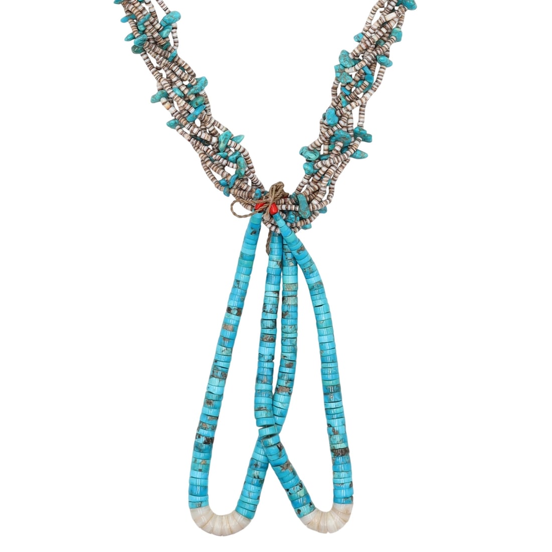 Vintage Santo Domingo Multi-Stone Heishi Necklace And Jaclas (1 of 6)