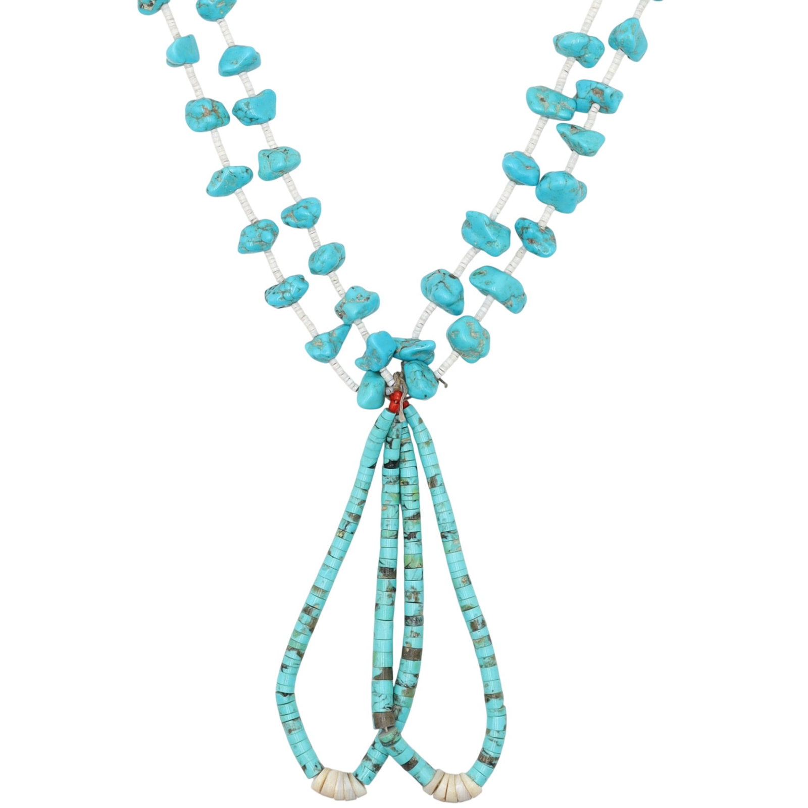 Vintage Santo Domingo Multi-Stone Heishi Necklace And Jaclas (1 of 6)