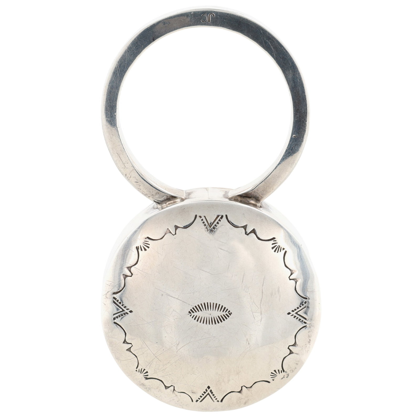 Jessie Claw Navajo Plain Silver Rattle Bell (1 of 4)