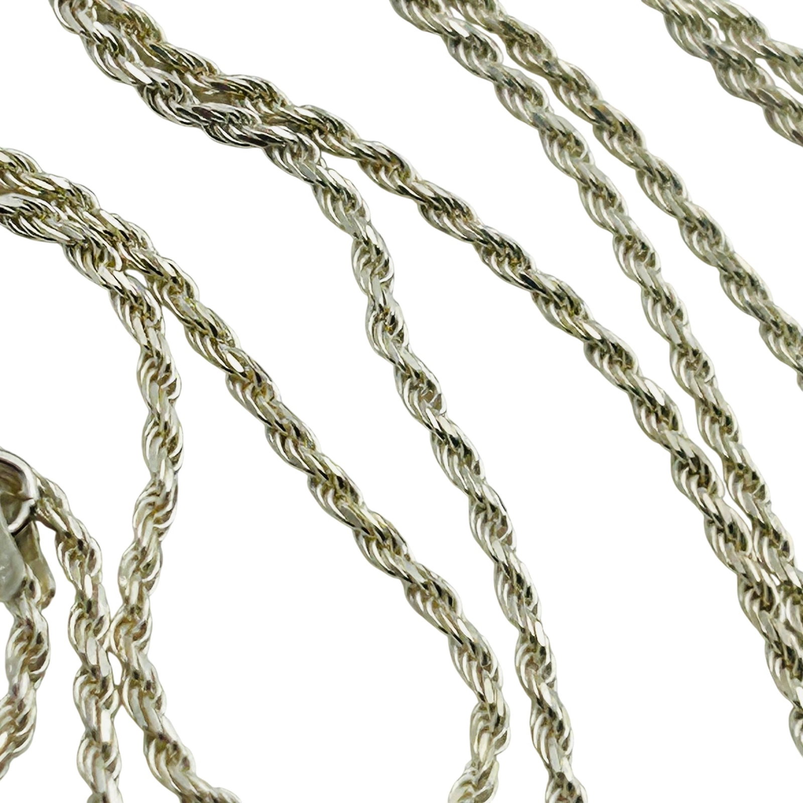 Italy Sterling Rope Chain Necklace (1 of 5)