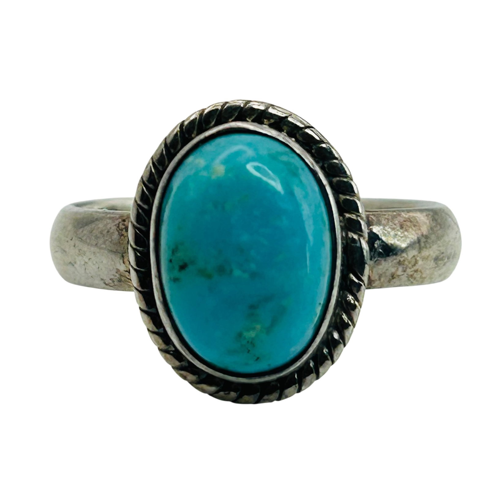 Sterling Turquoise Ring Size 8 (1 of 7)
