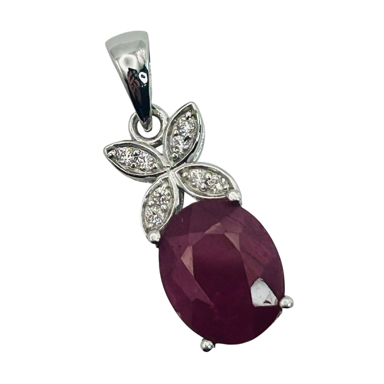 Stauer Sterling Ruby Pendant - 2