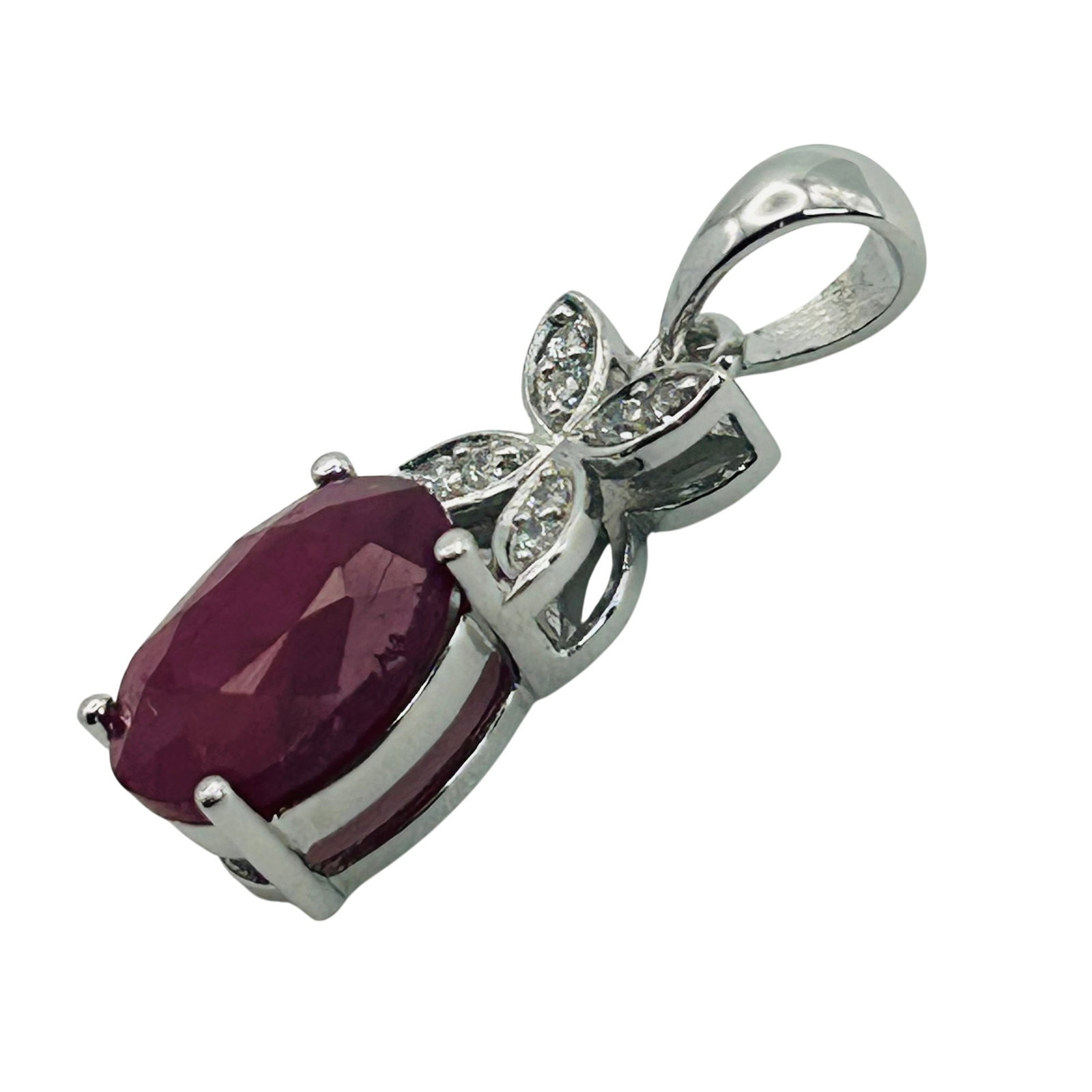 Stauer Sterling Ruby Pendant - 3