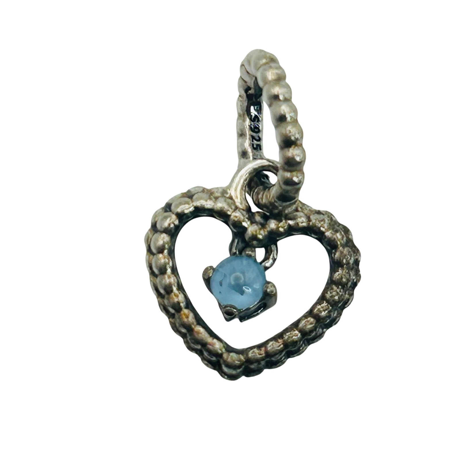 Pandora Sterling Heart Pendant (1 of 5)