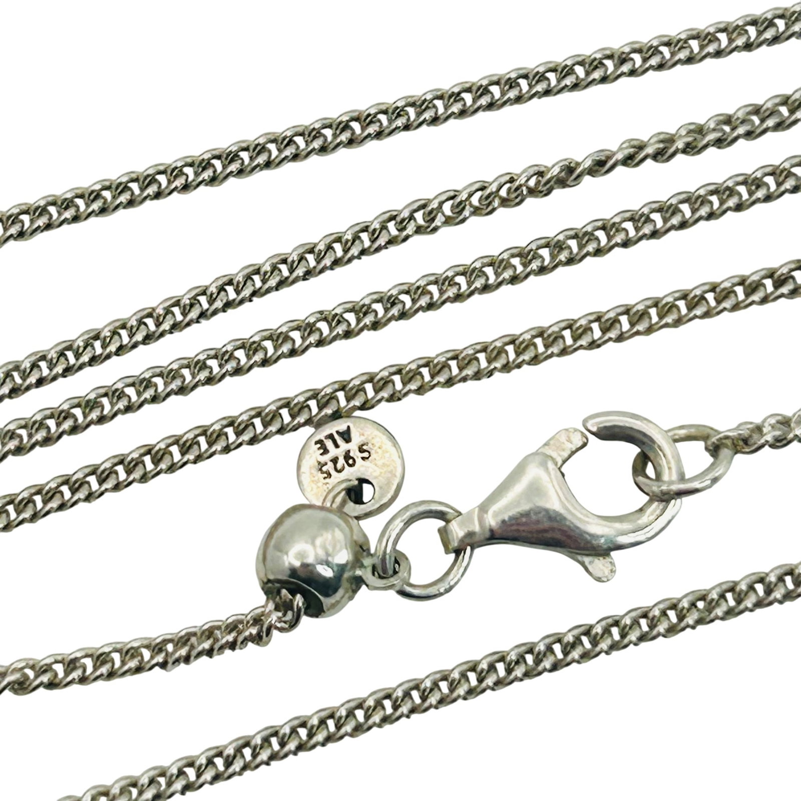 Pandora Sterling Curb Chain Necklace (1 of 4)