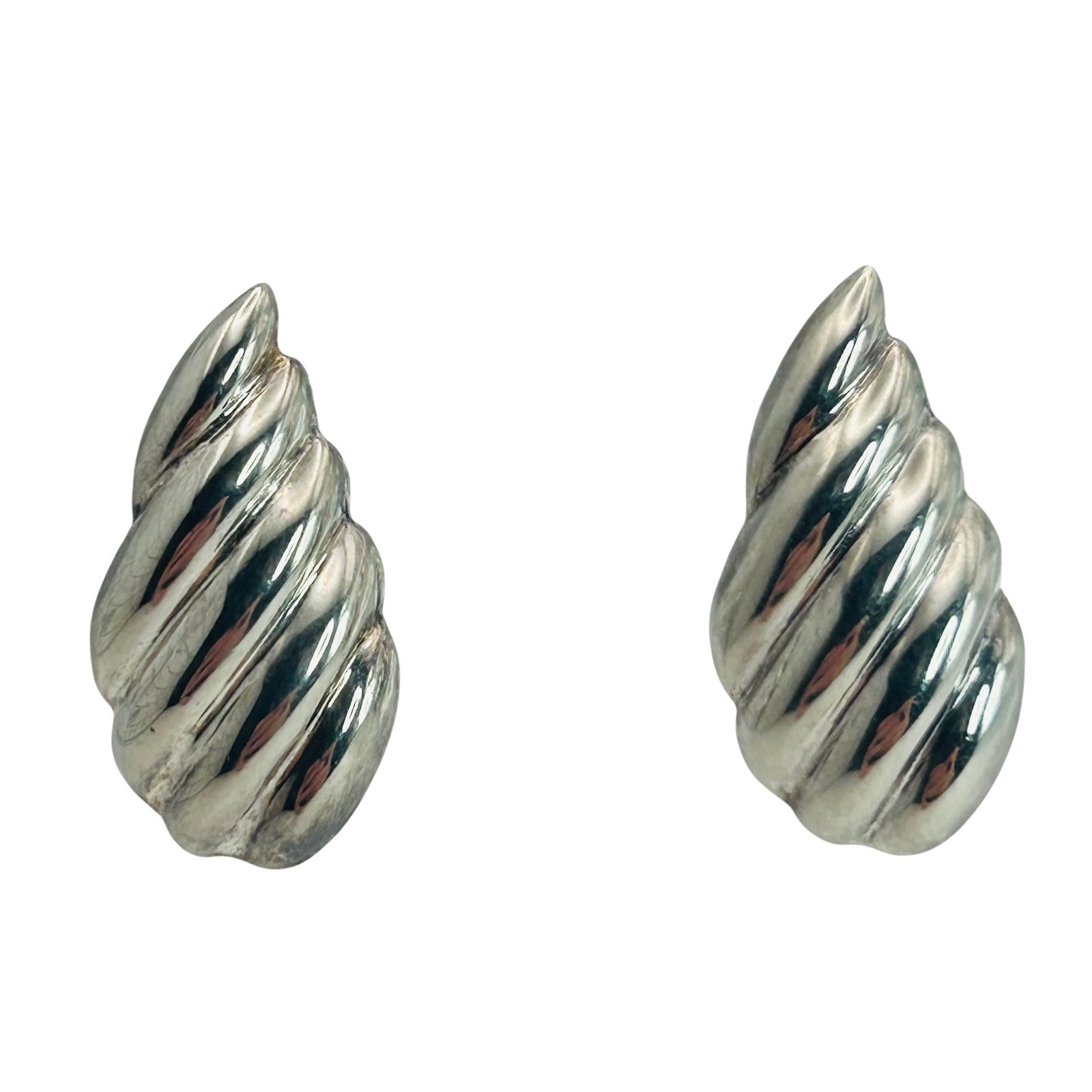 Sterling Wing Detail Stud Earring (1 of 4)