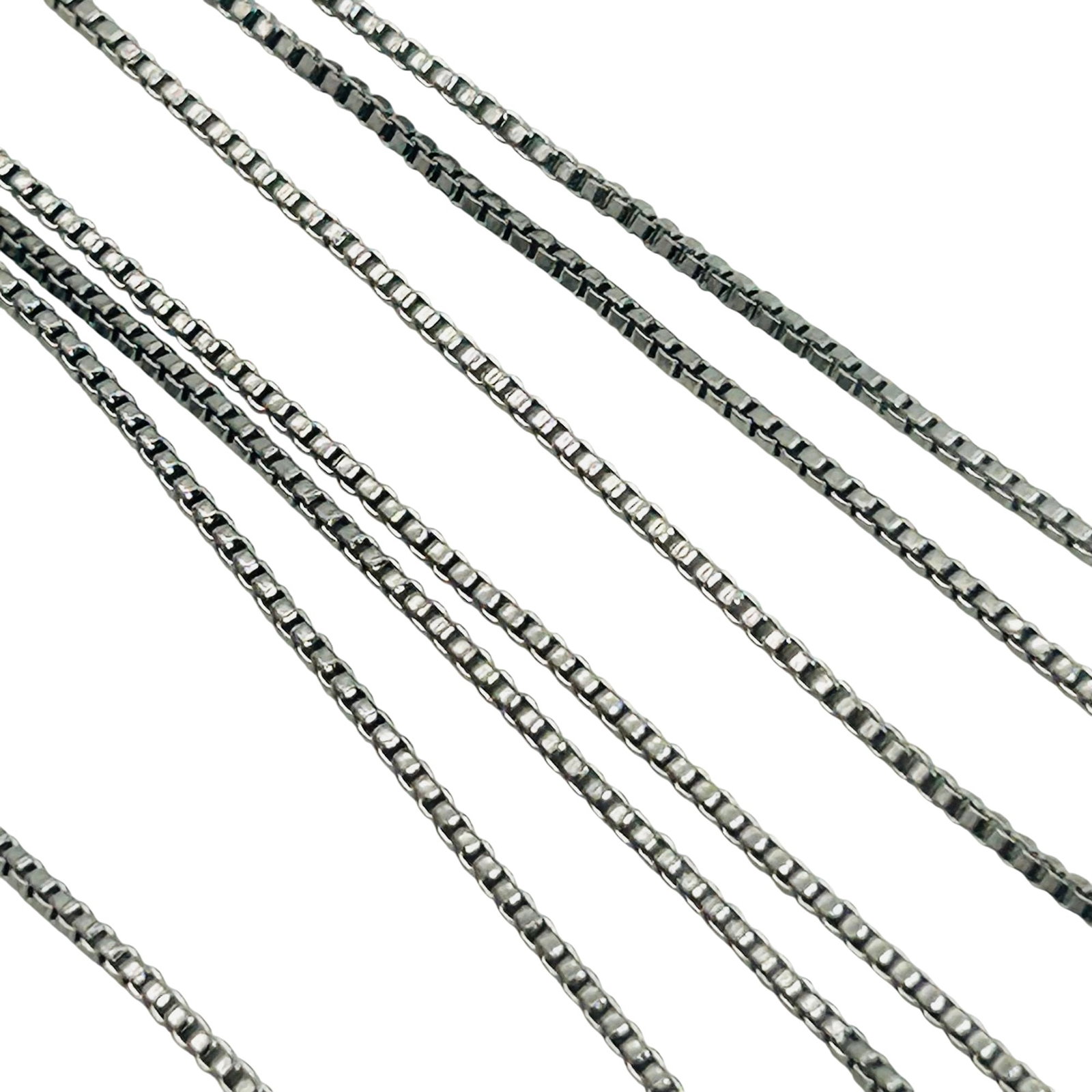 Sterling Box Chain Necklace (1 of 4)