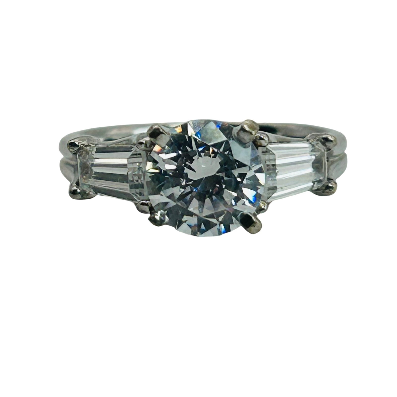 SLV A. Jaffe Sterling Cubic Zirconia Ring Size 7 (1 of 7)