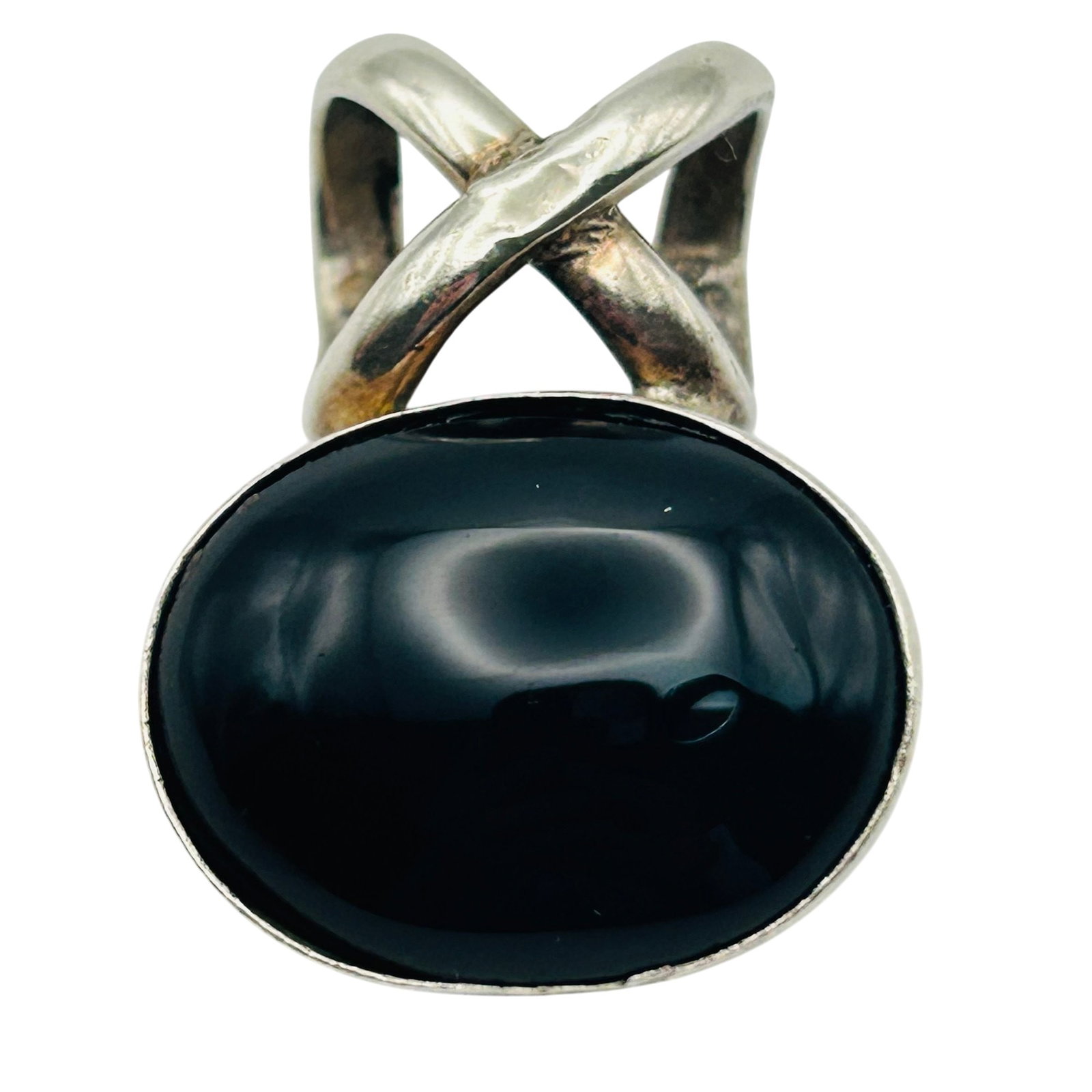 Mexico Sterling Onyx Pendant (1 of 4)
