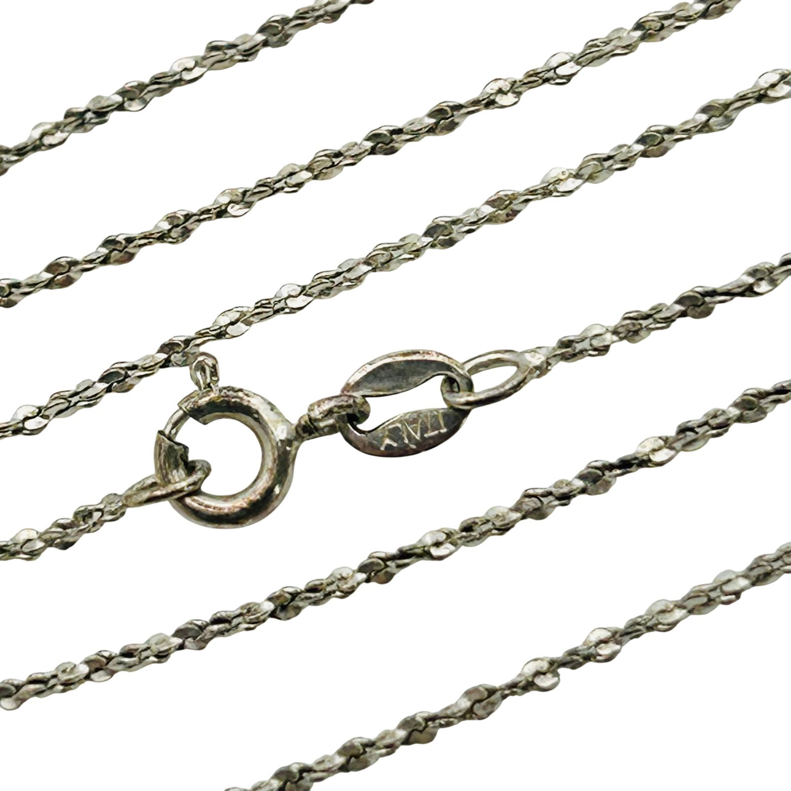 Italy Sterling Twist Chain Necklace (1 of 4)