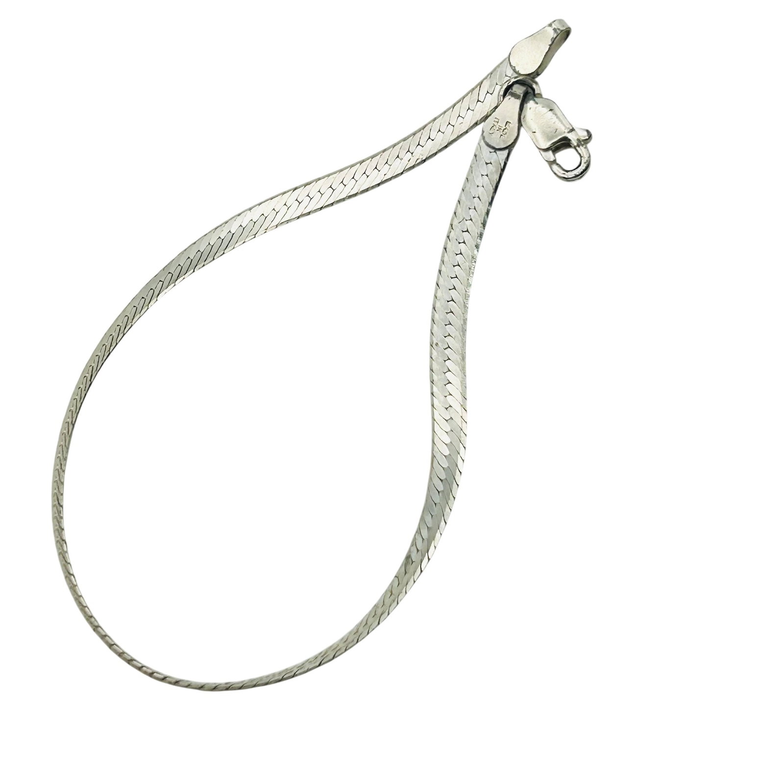 GLO Sterling Flat Snake Chain Bracelet (1 of 7)
