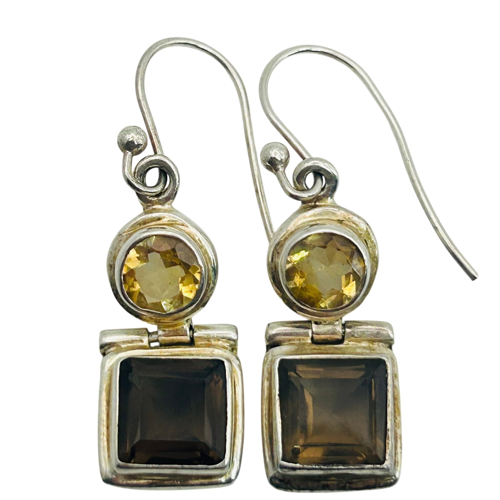 Sterling Quartz Hook Back Earrings (1 of 4)