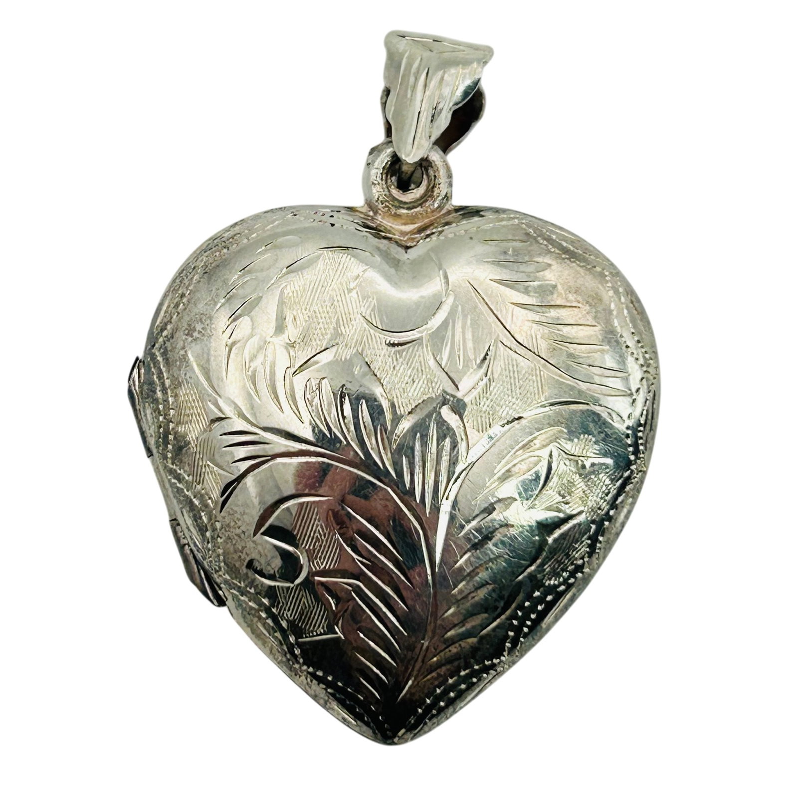 Sterling Locket Heart (1 of 4)