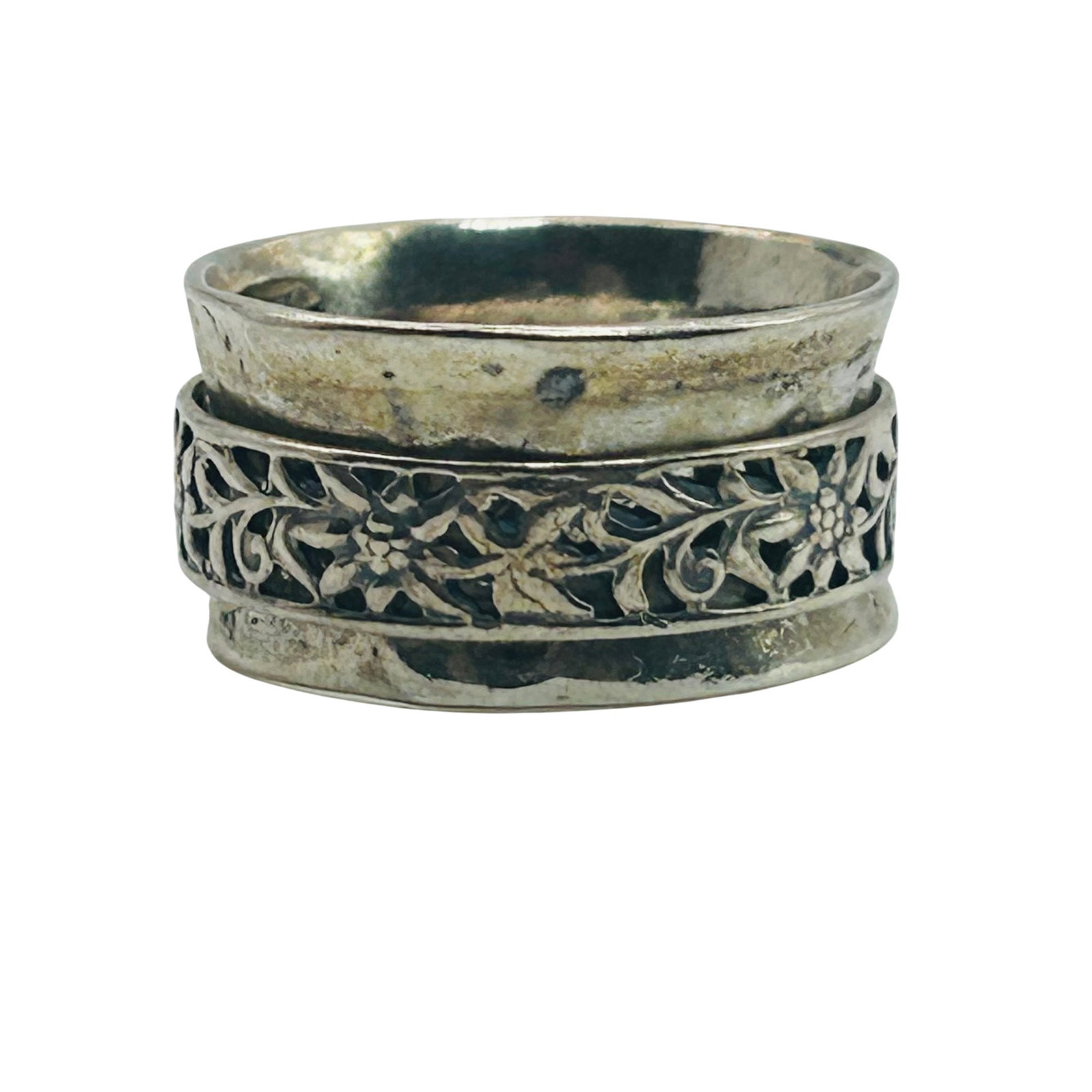 PZ Israel Sterling Spin Ring Size 8 (1 of 5)