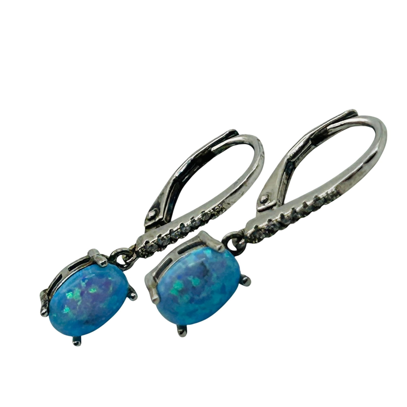 FZN Sterling Opal Jacket Earrings (1 of 5)