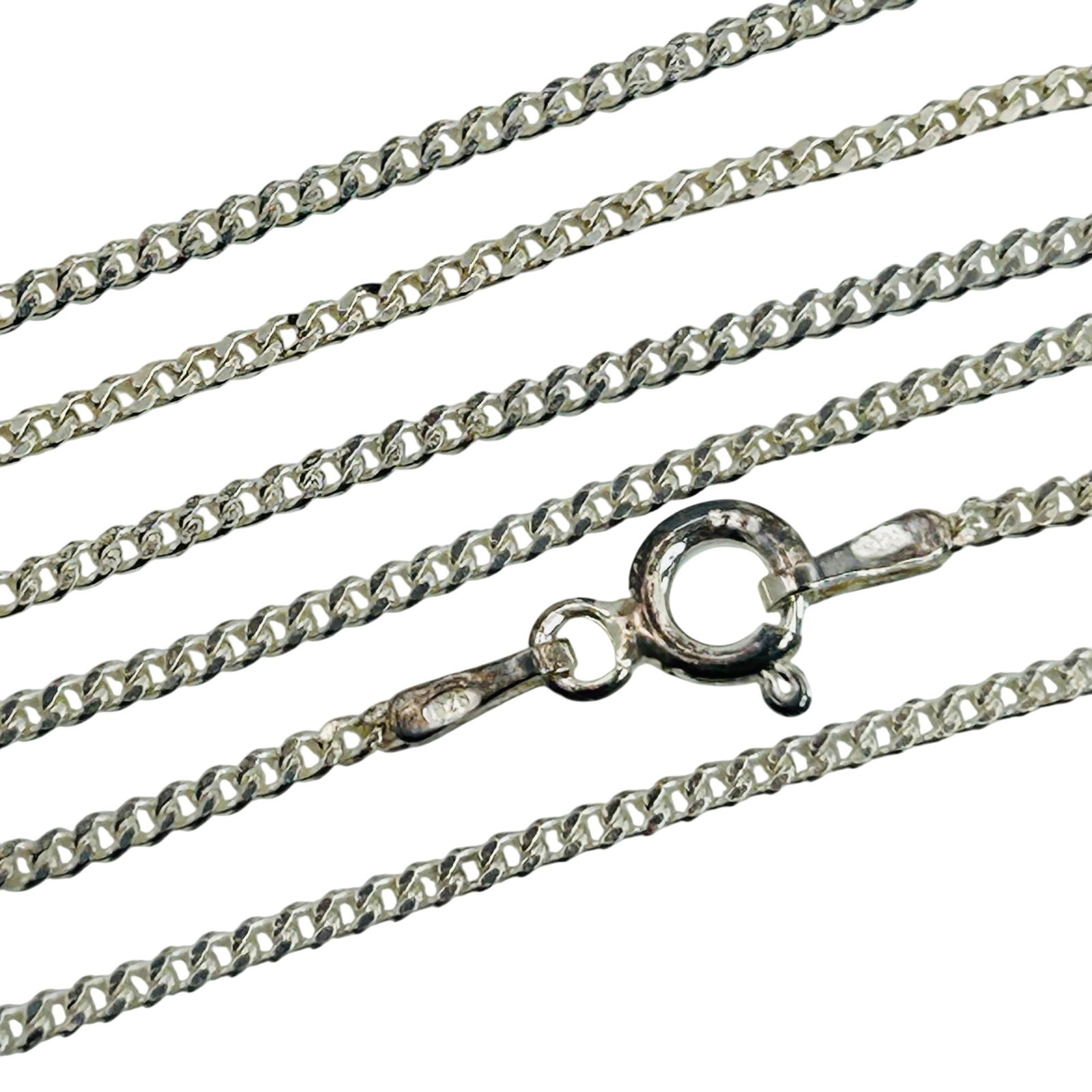 Italy Sterling Curb Chain Necklace (1 of 3)