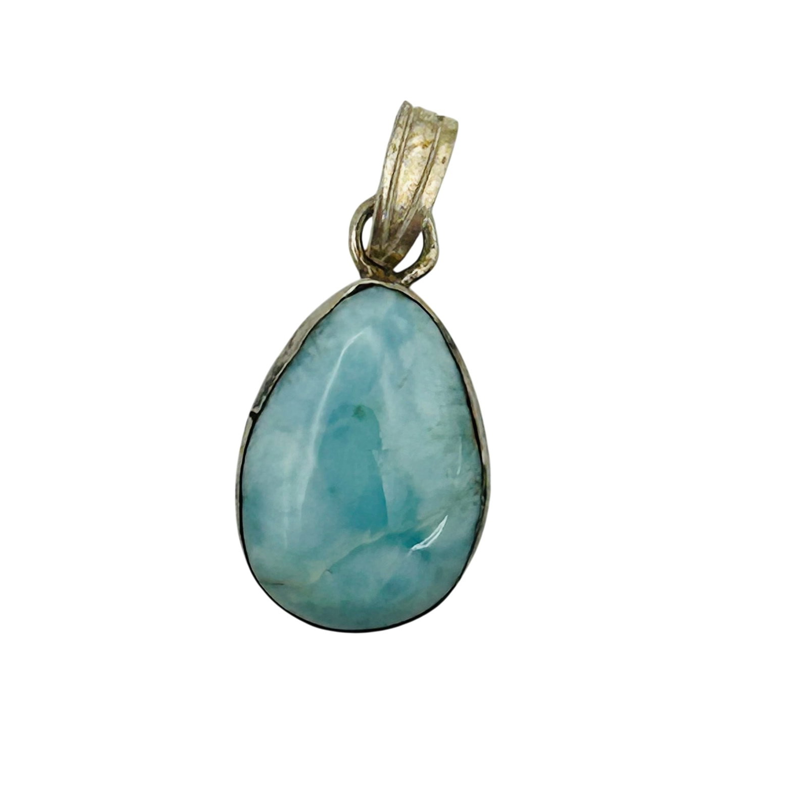 Sterling Larimar Pendant (1 of 4)