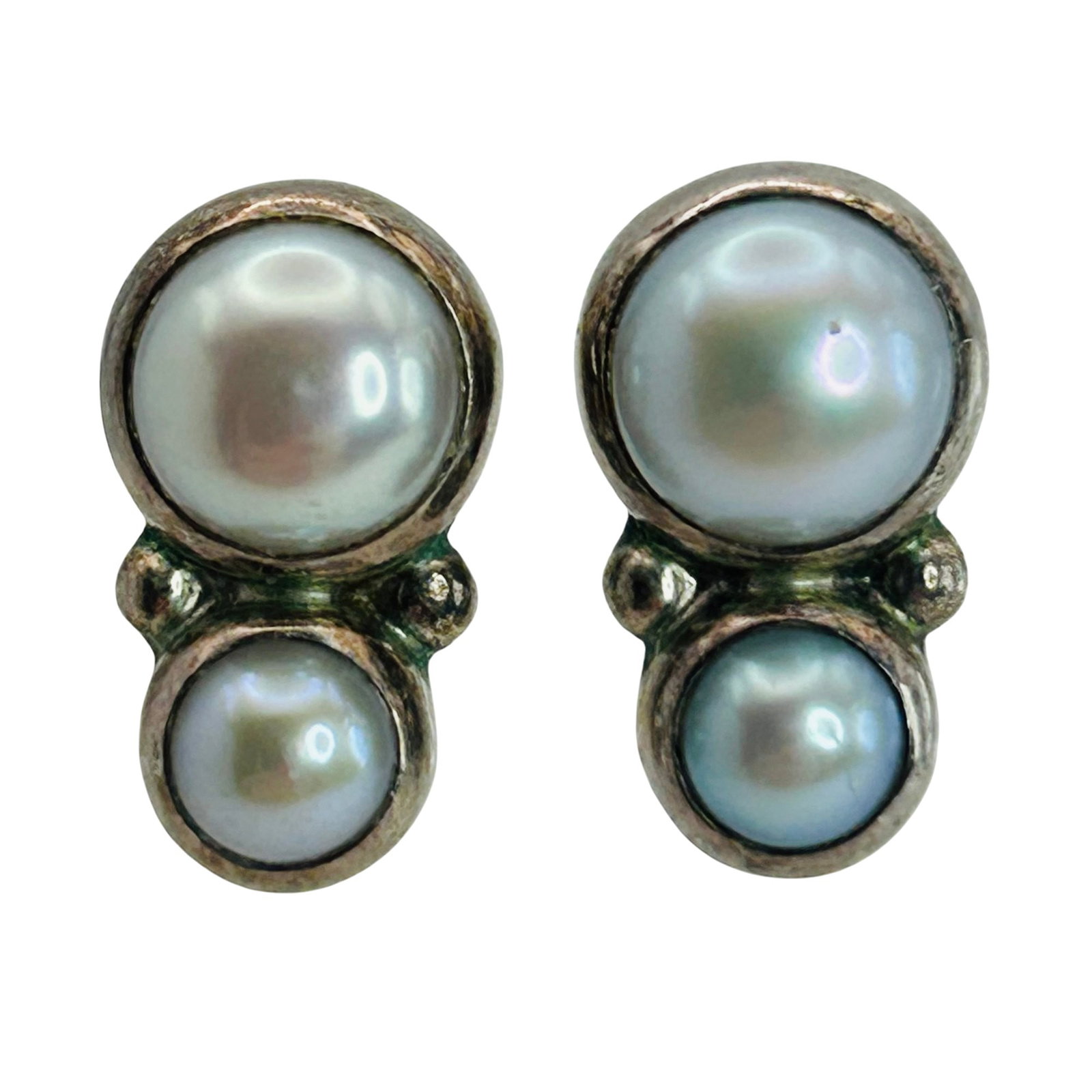 JGO Sterling Pearl Stud Earrings (1 of 5)