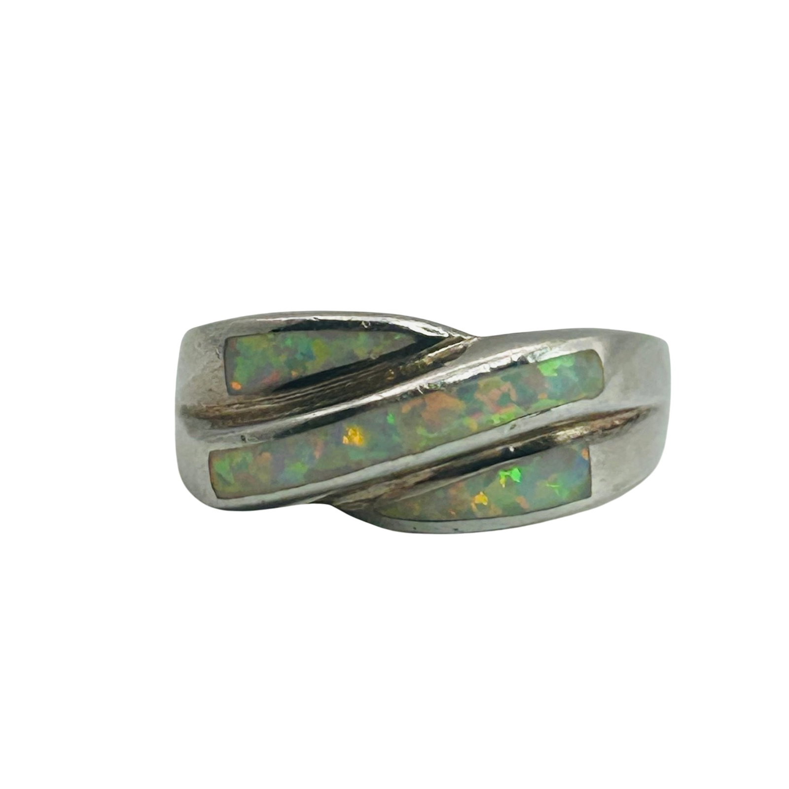 Sterling Opal Ring Size 7: Sterling Opal ring size 7. 4.3g