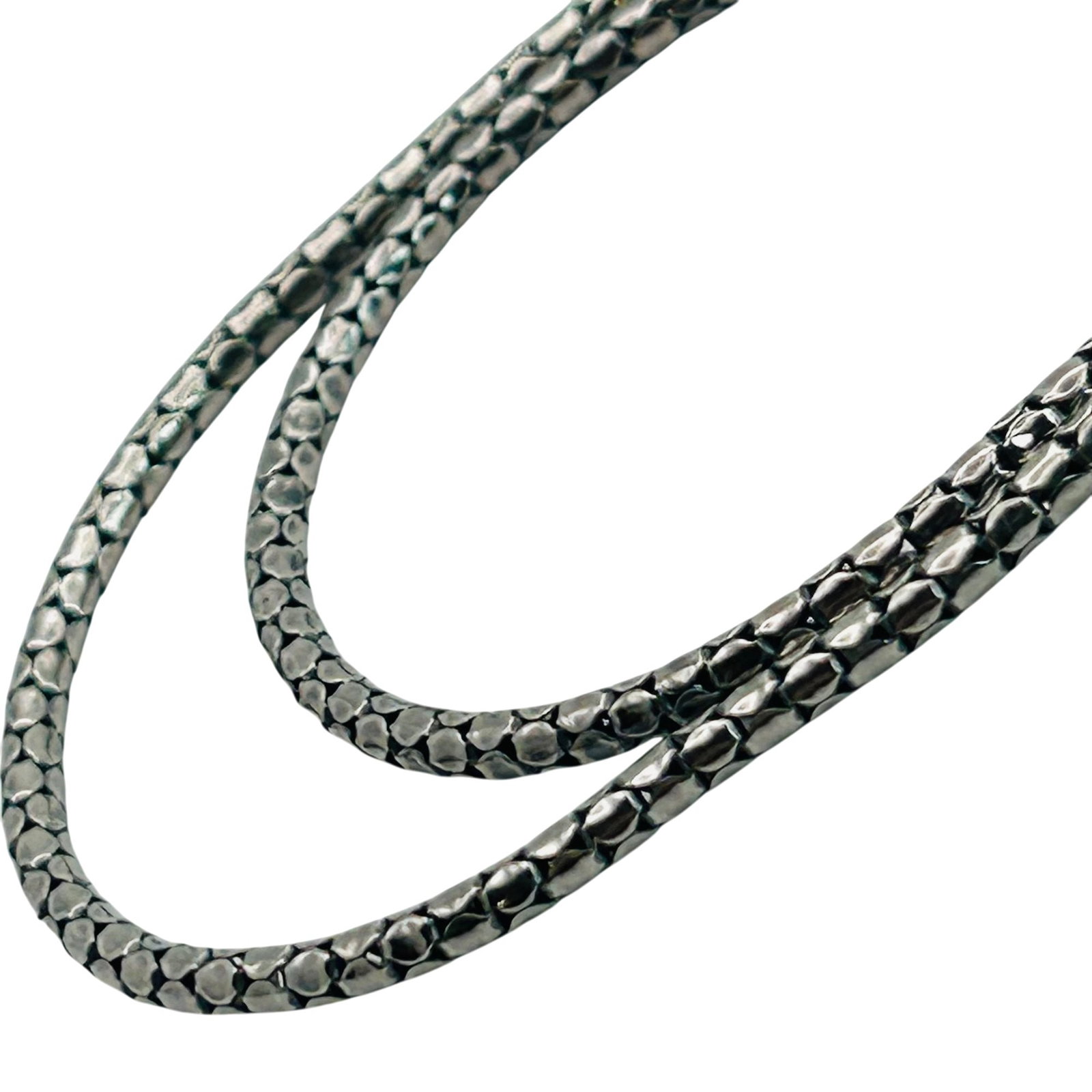 Milor Italy Sterling Round Snake Chain Necklace (1 of 6)
