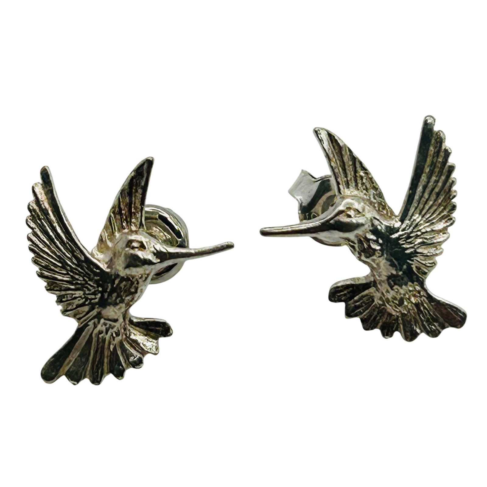 Sterling Bird Stud Earrings (1 of 5)