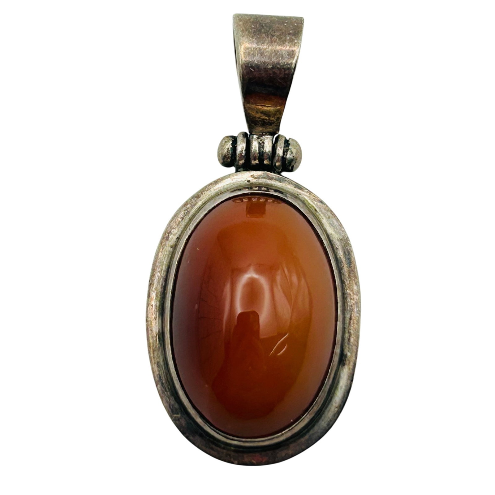 Sterling Carnelian Pendant (1 of 5)