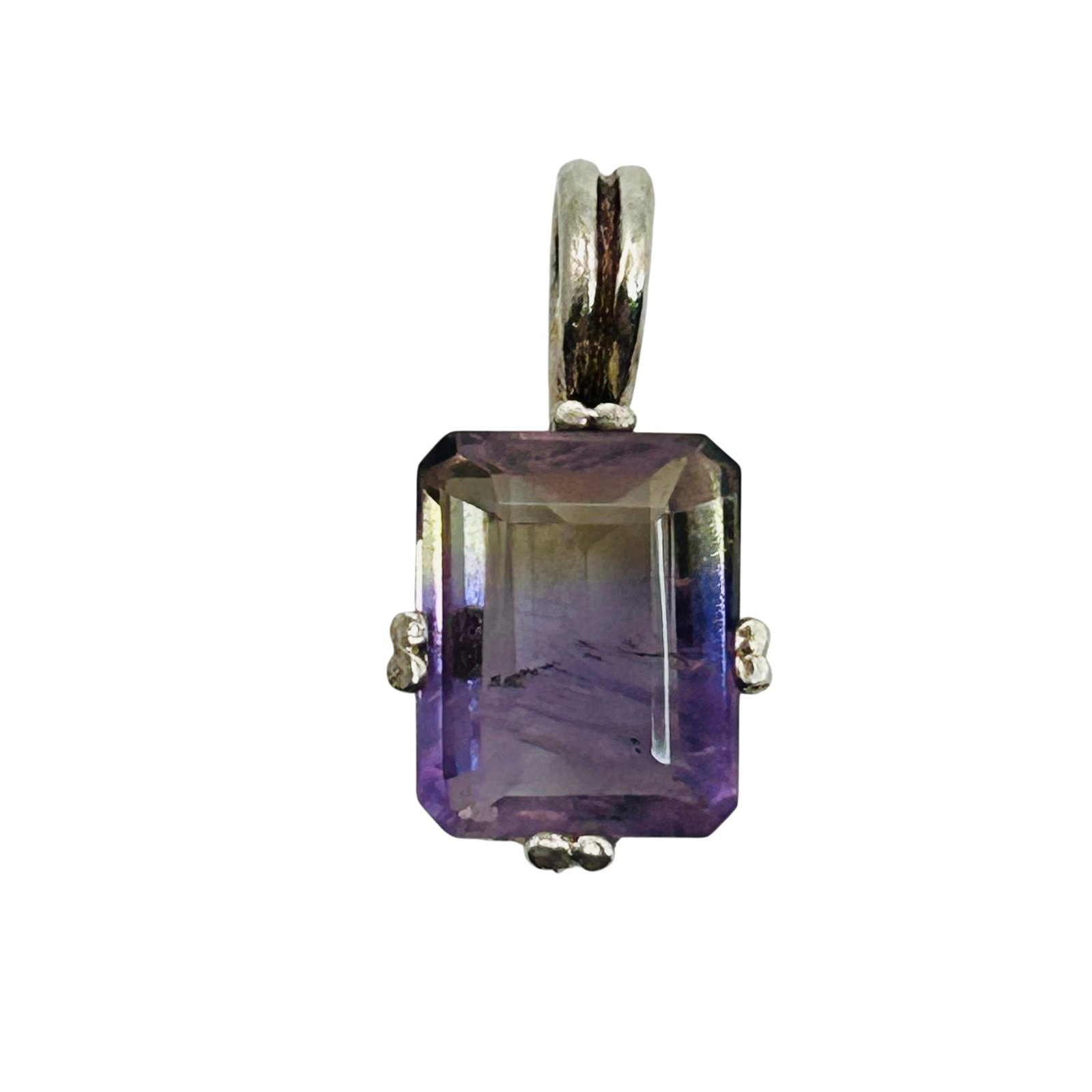 Sterling Ametrine Pendant: Sterling ametrine pendant. 1.8g