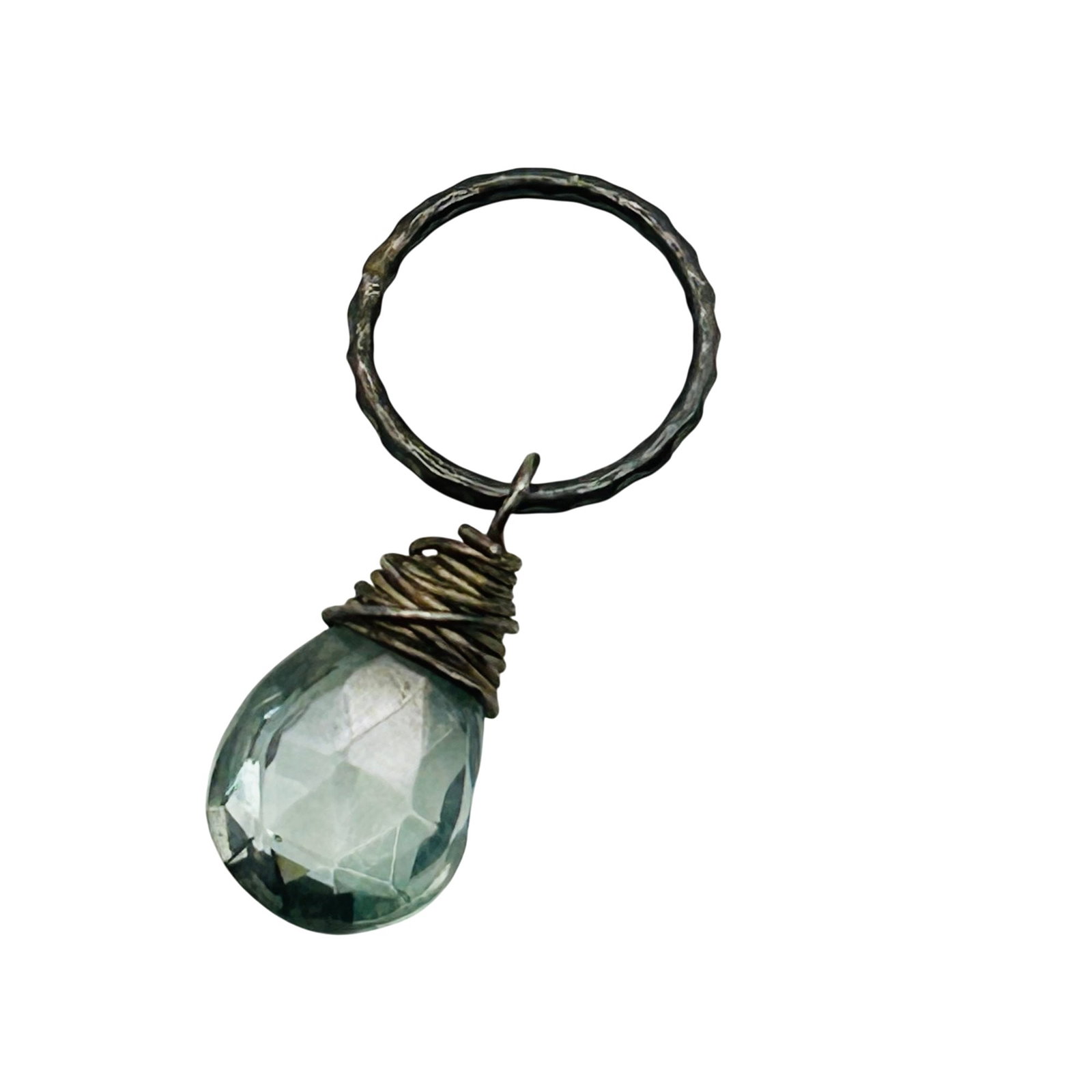 Sterling Aquamarine Pendant: Sterling aquamarine pendant. 1.0g