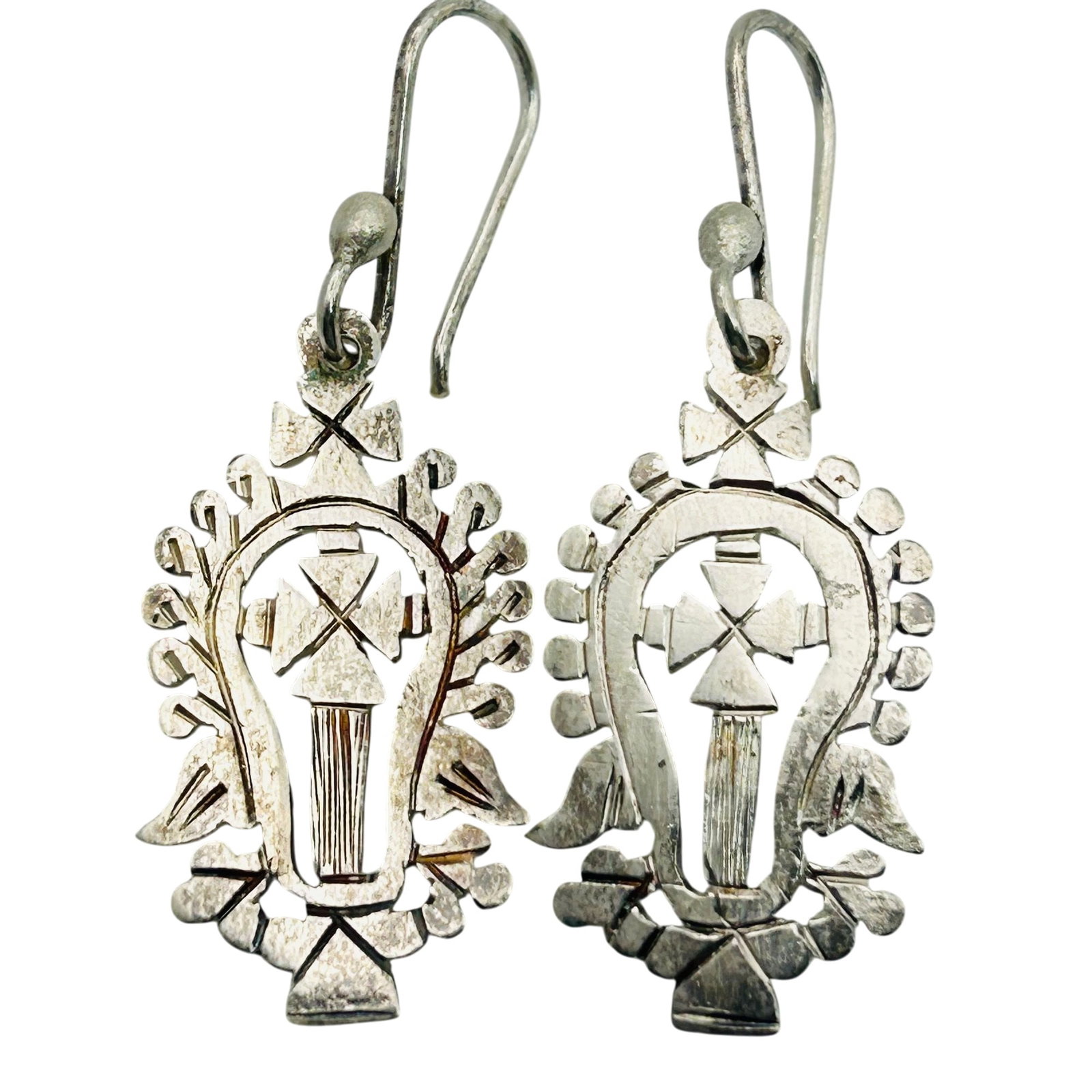 Ethiopia Sterling Hook Back Earrings (1 of 7)