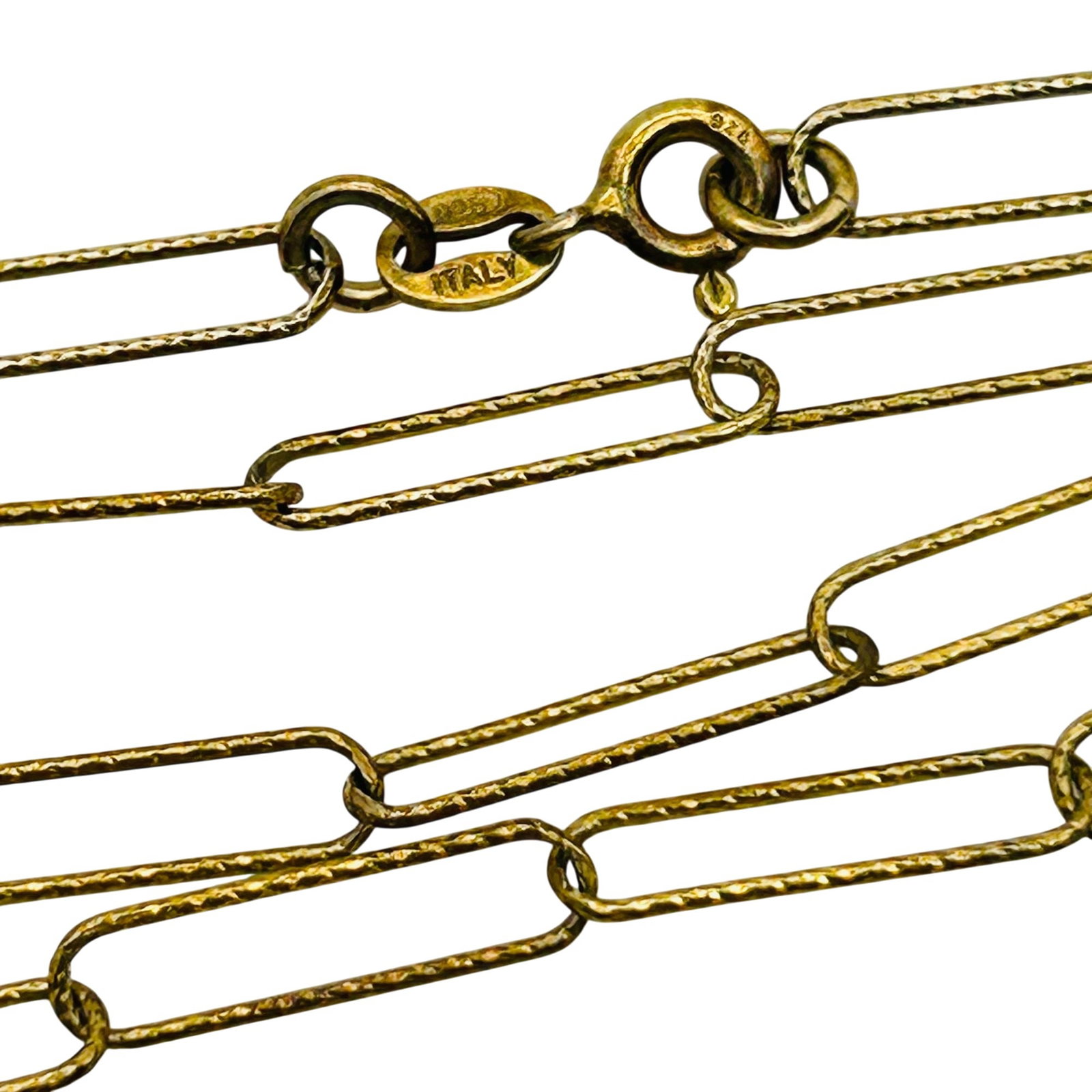 Italy Sterling Link Chain Necklace (1 of 4)