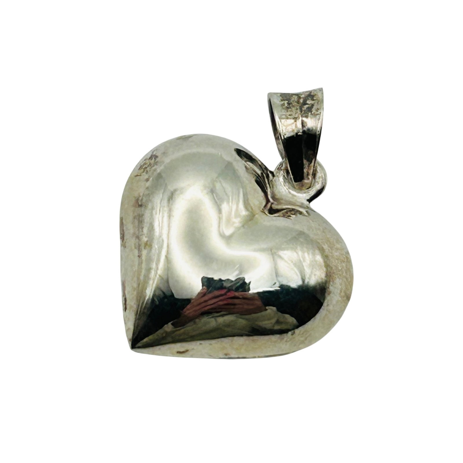 Sterling Puffy Heart Pendant (1 of 5)