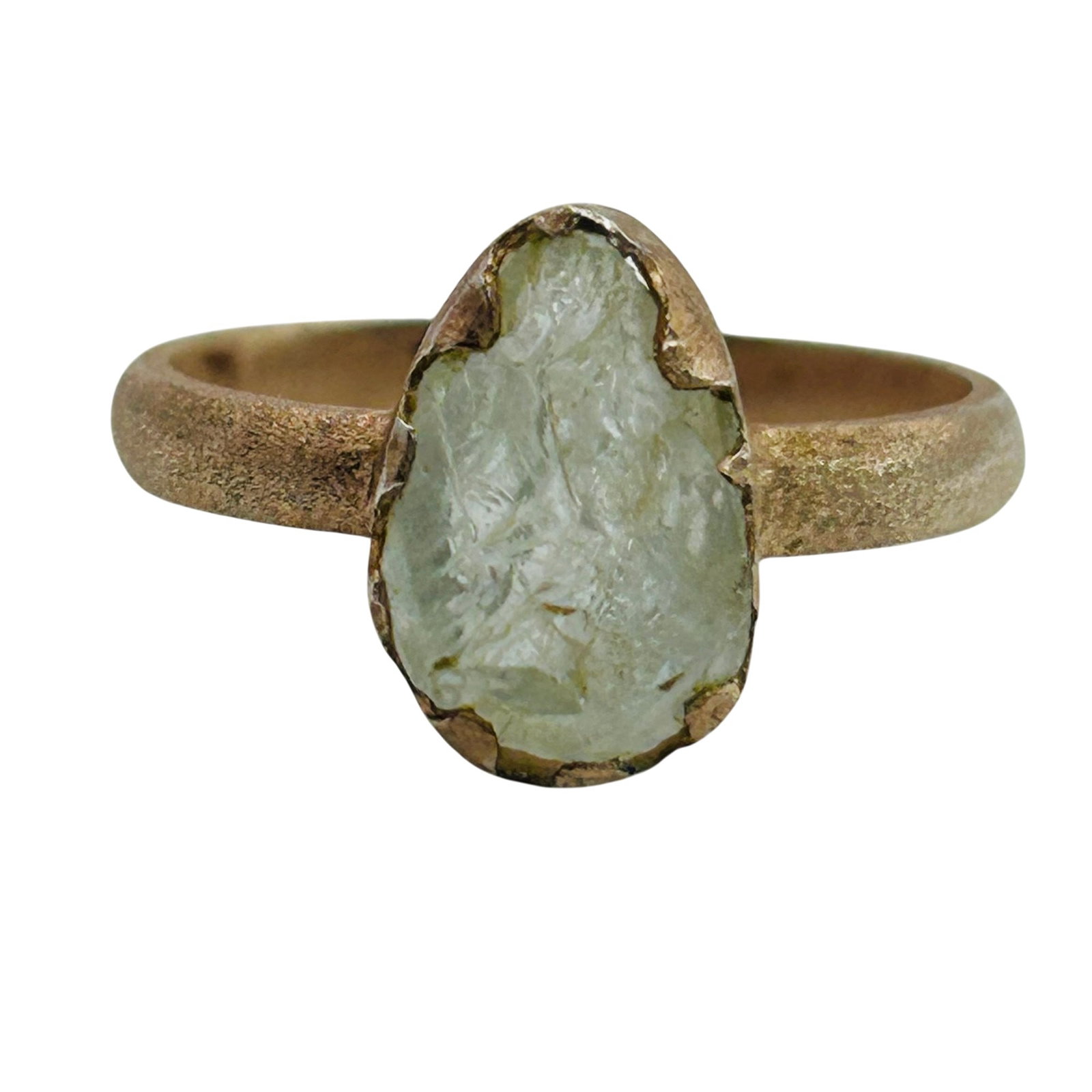 Sterling Quartz Tear Drop Ring Size 11.5 (1 of 7)