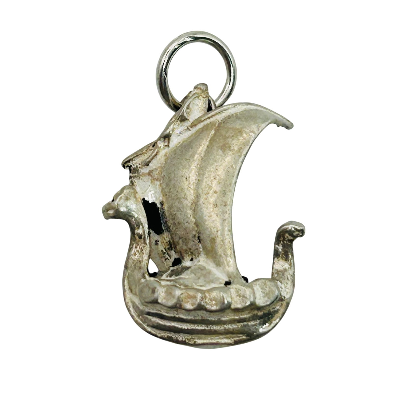 Sterling Dragon Sailboat Charm (1 of 4)