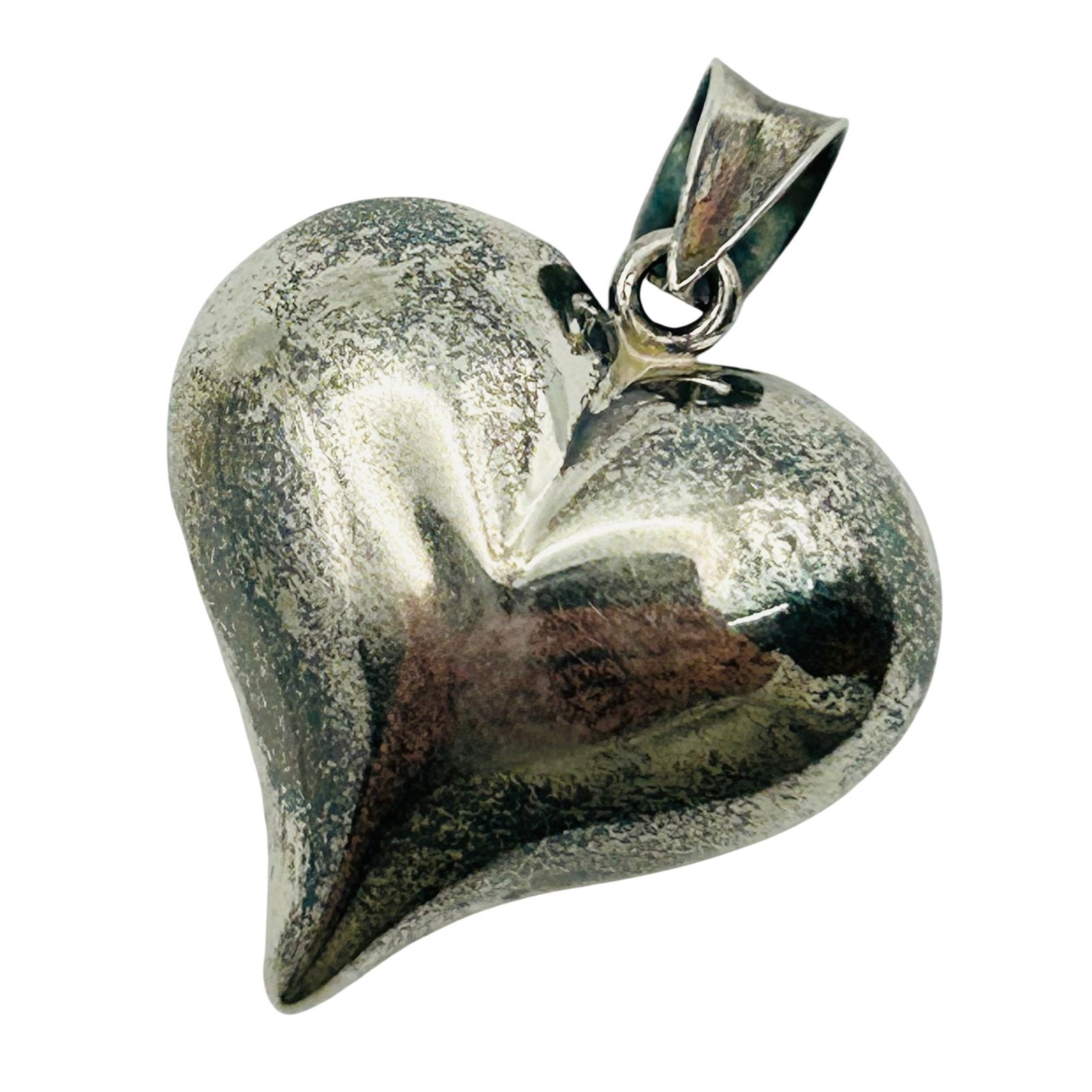 Sterling Puffy Heart Pendant (1 of 4)