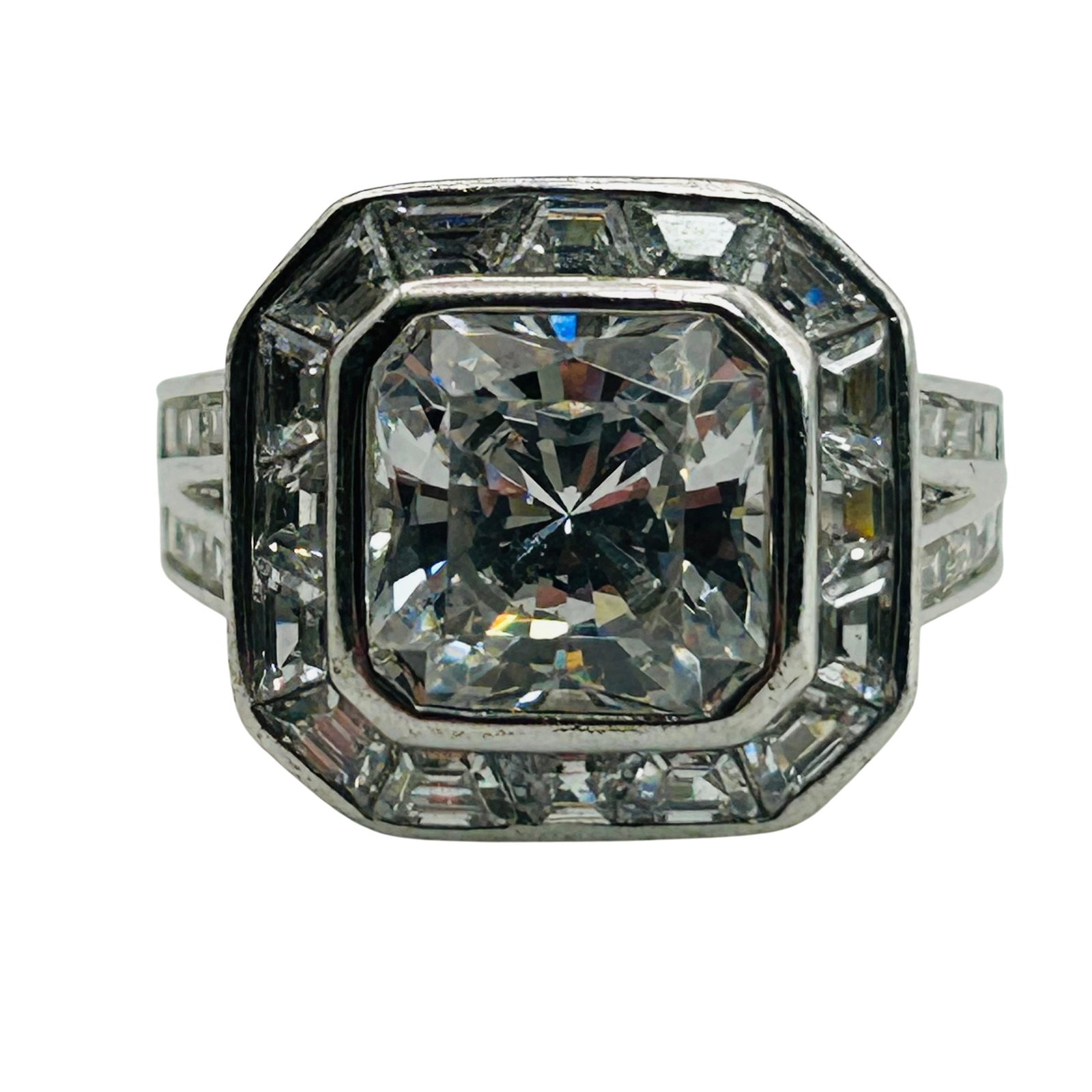 JD Sterling Cubic Zirconia Statement Ring Size 8 (1 of 7)