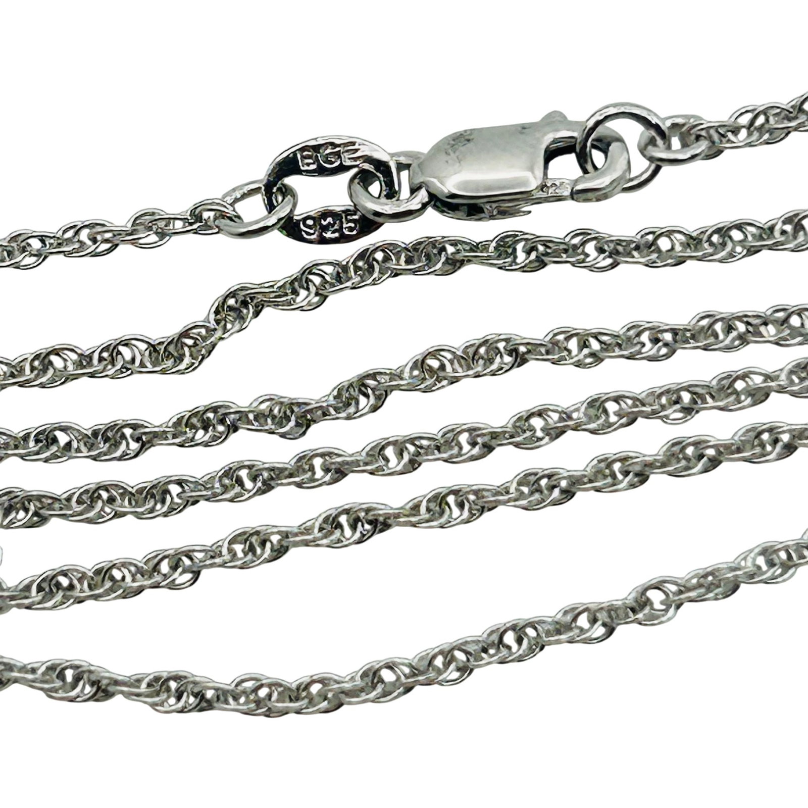 BGE Sterling Rope Chain Necklace (1 of 4)