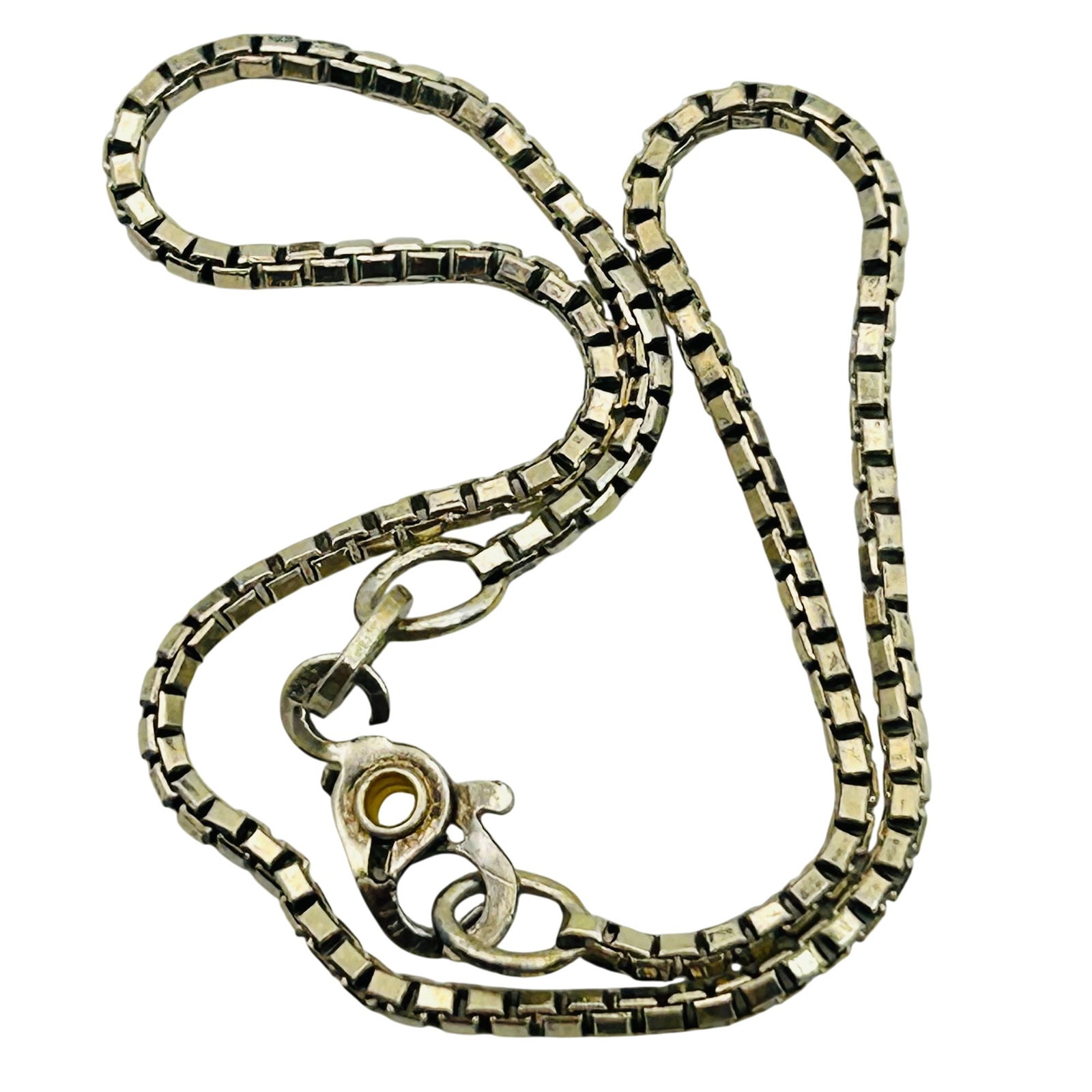 Italy Sterling Box Chain Bracelet (1 of 5)