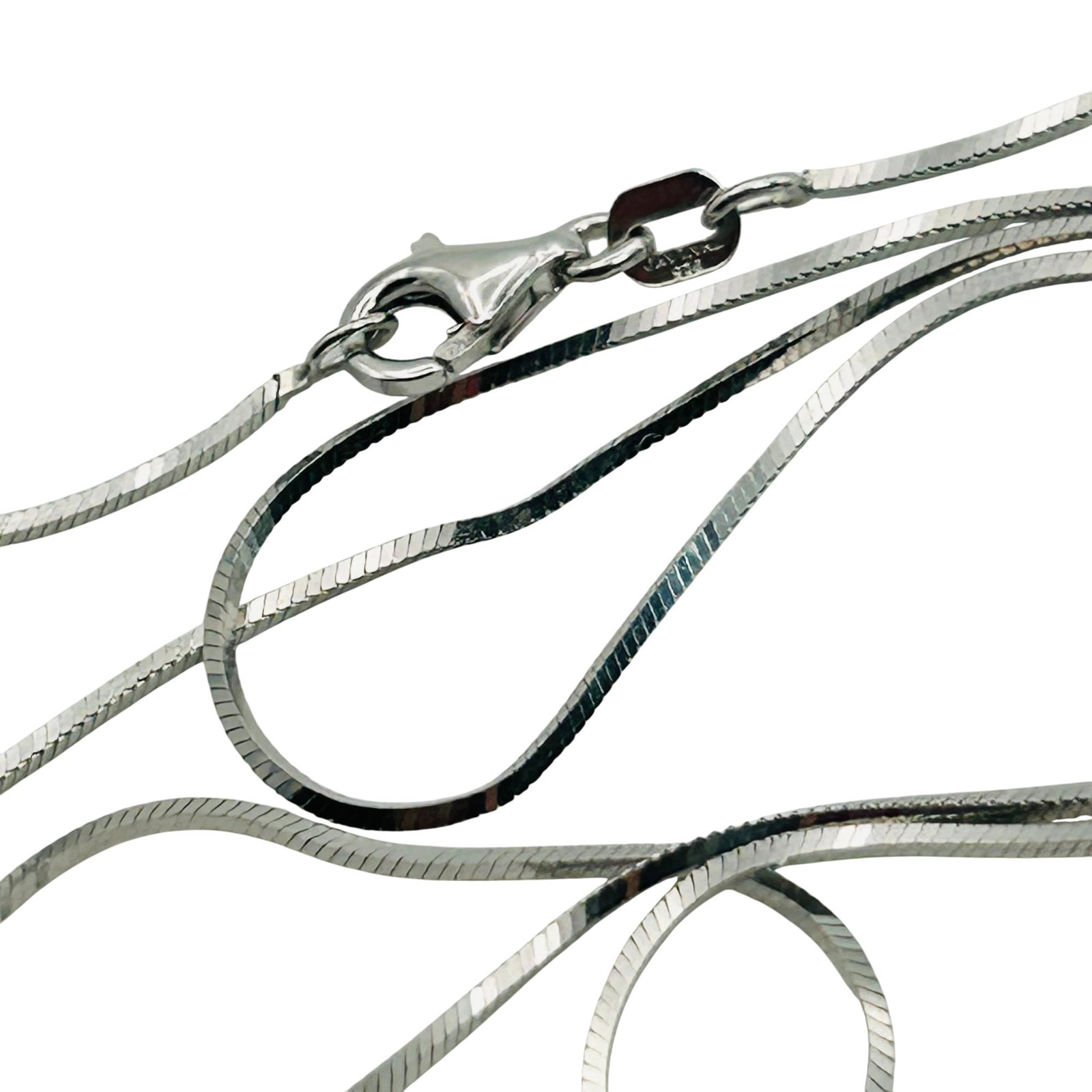Sterling Snake Chain Necklace (1 of 4)